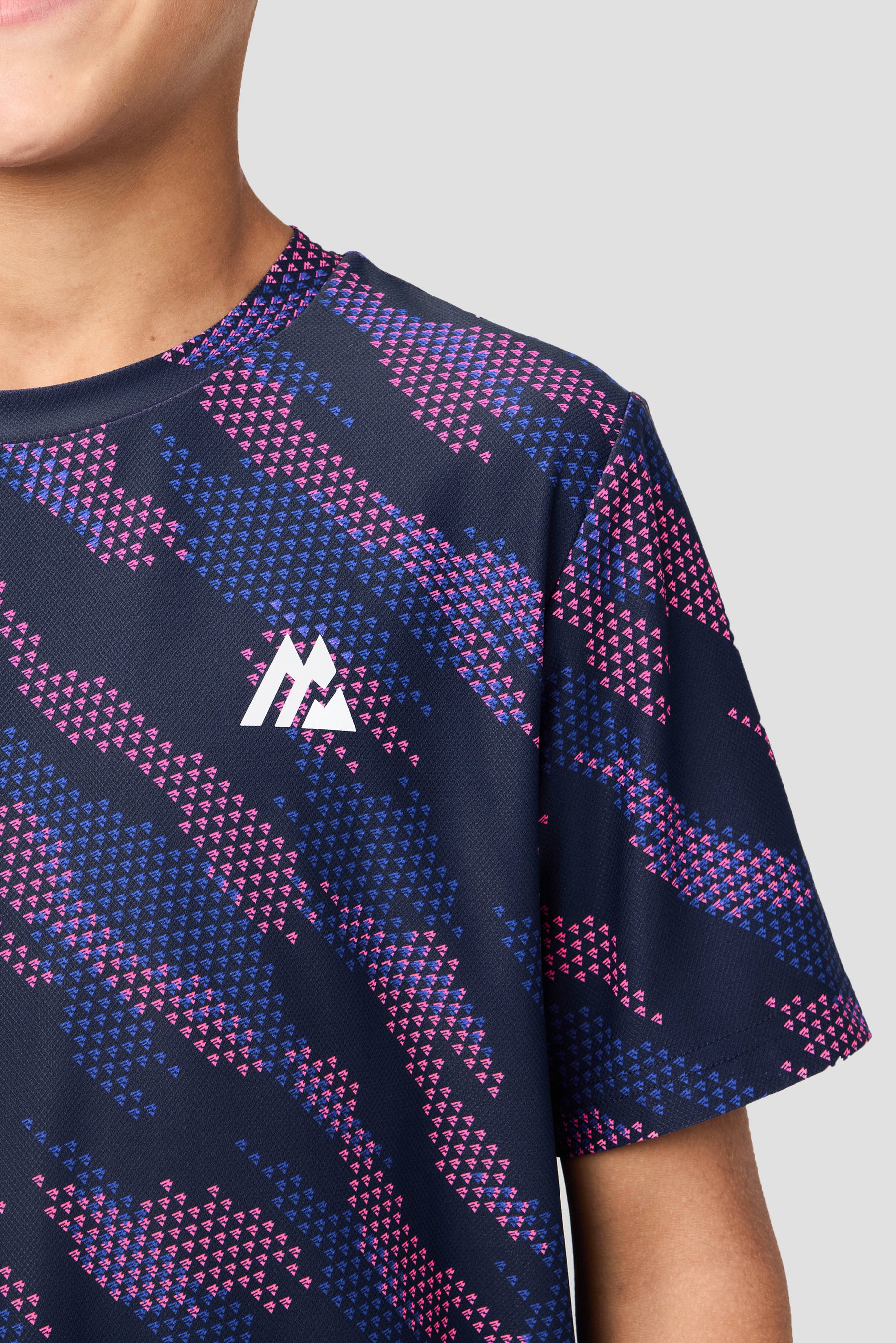 Boys Thera T-Shirt - Midnight Blue/Cobalt/Shocking Pink