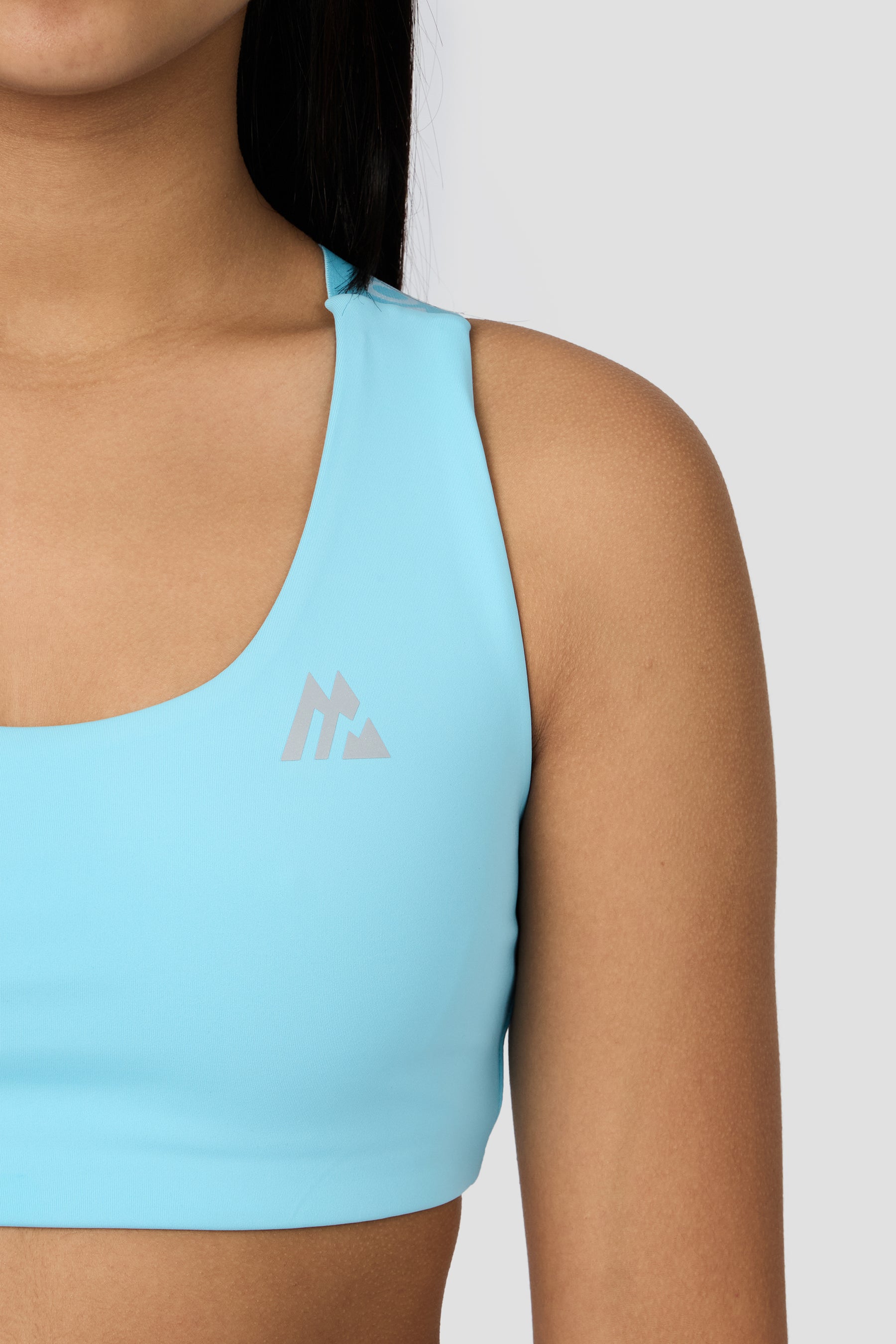 Girls Icon Sports Bra - Seashell Blue