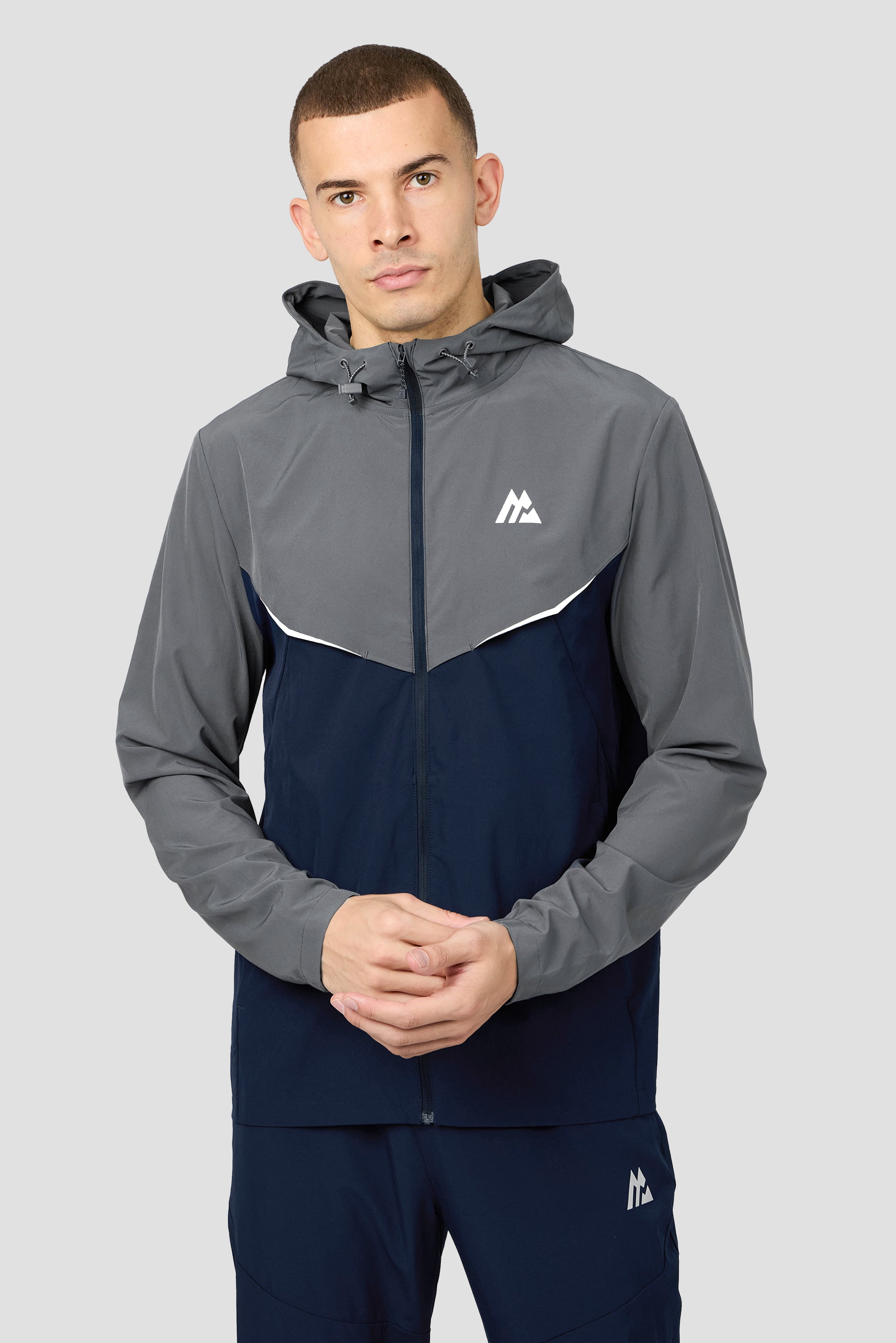 Swift Jacket Midnight Blue/Slate Grey | Montirex Sportswear Gymwear