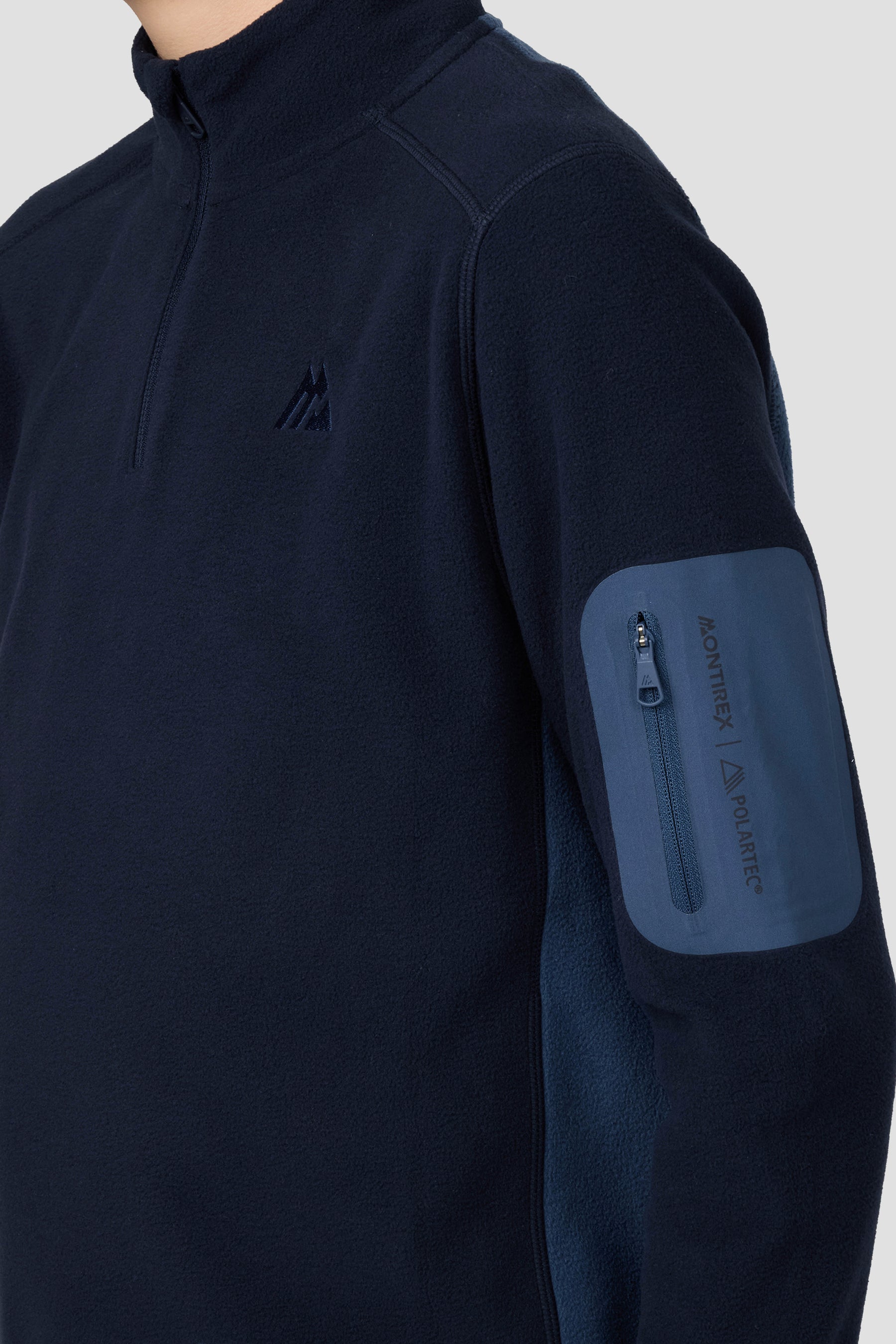 Altitude 1/4 Zip Polar Fleece - Midnight Blue/Navl