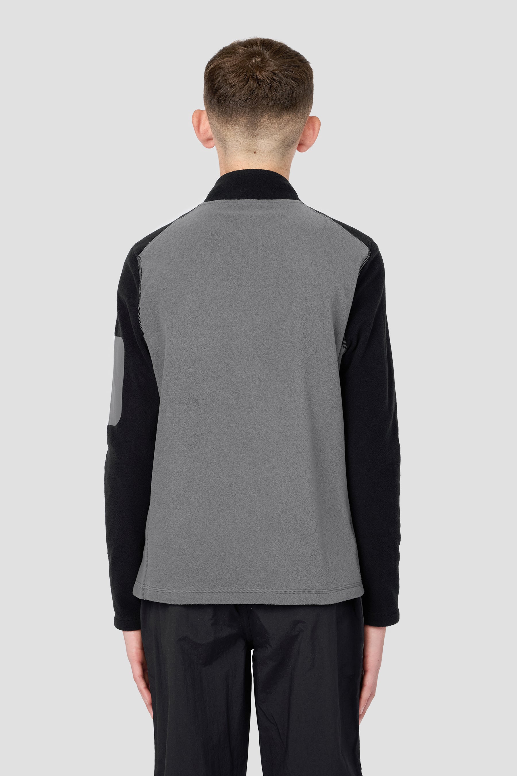 Boys Altitude Polar Fleece - Black/Cement Grey