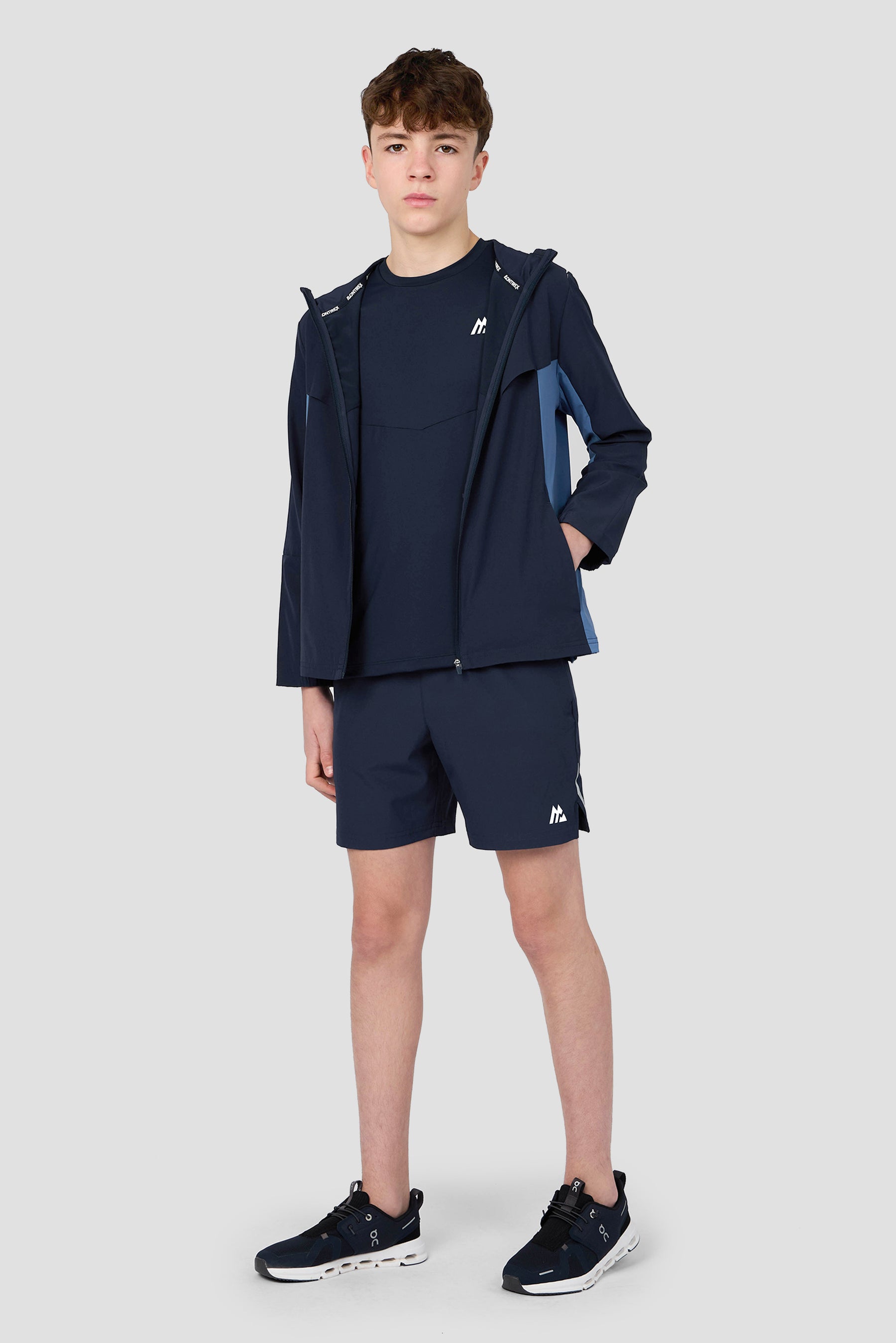 Boys Scope T-Shirt - Midnight Blue/Charcoal Blue