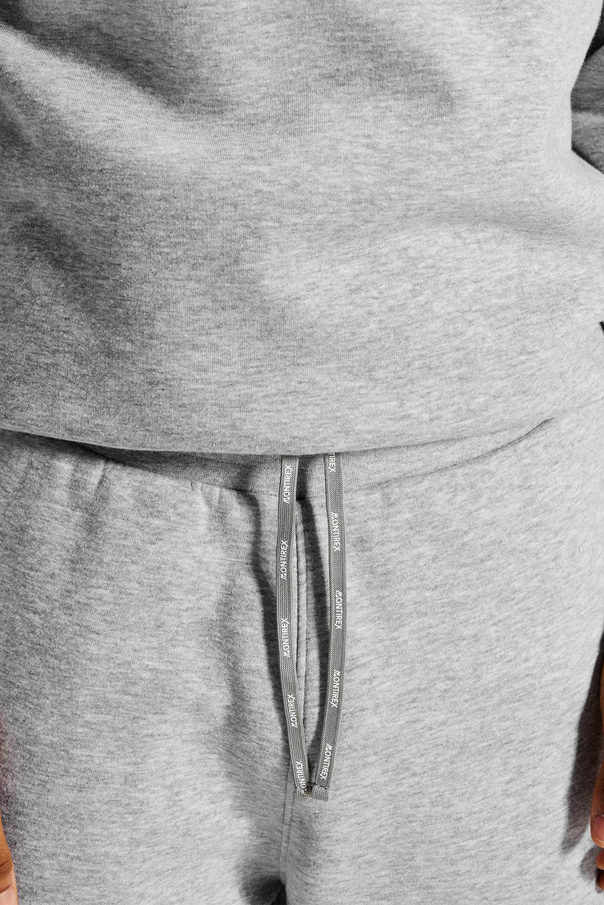 Essential Straight Leg Jogger - Cement Grey Marl
