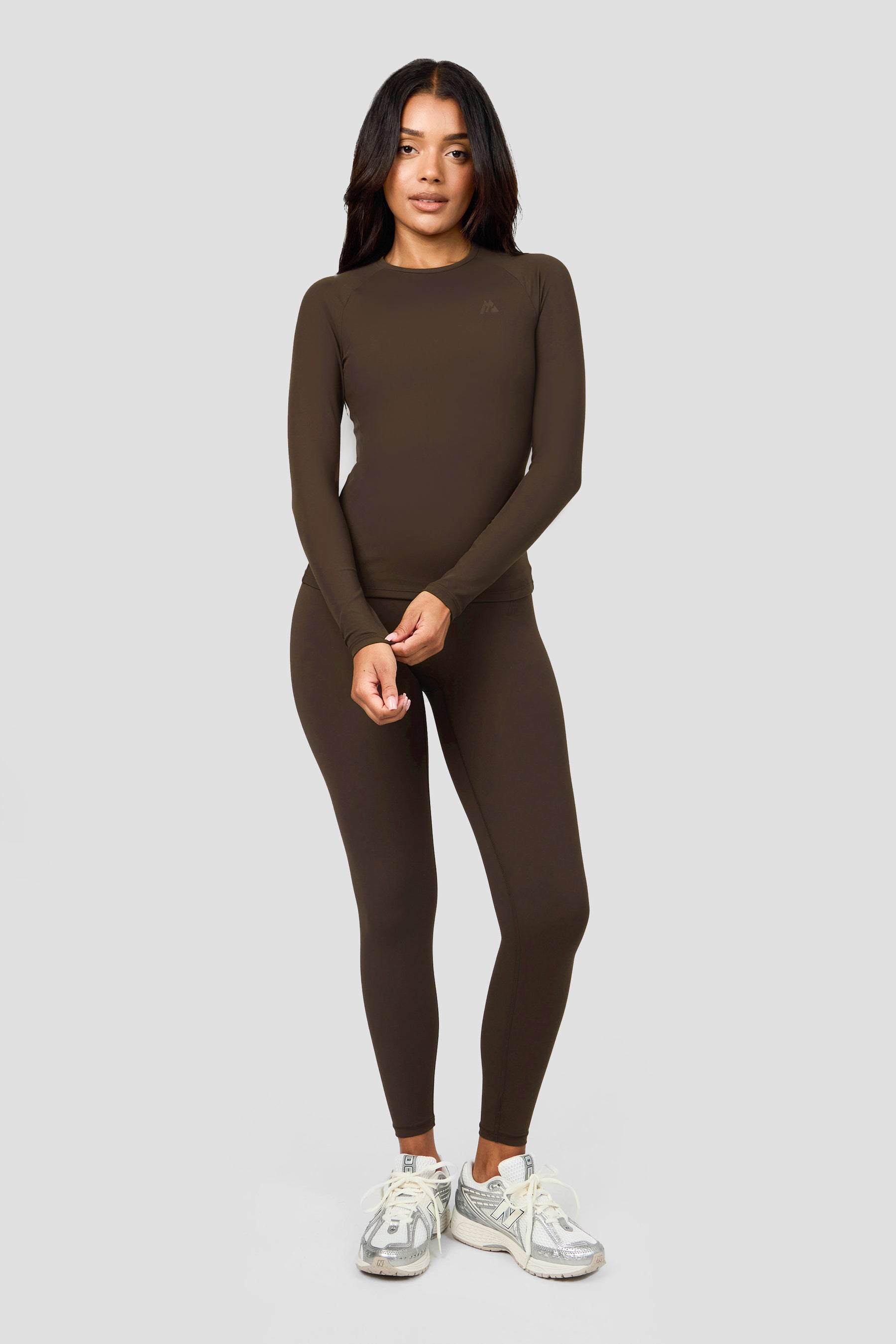 Form Long Sleeve T-Shirt - Cocoa
