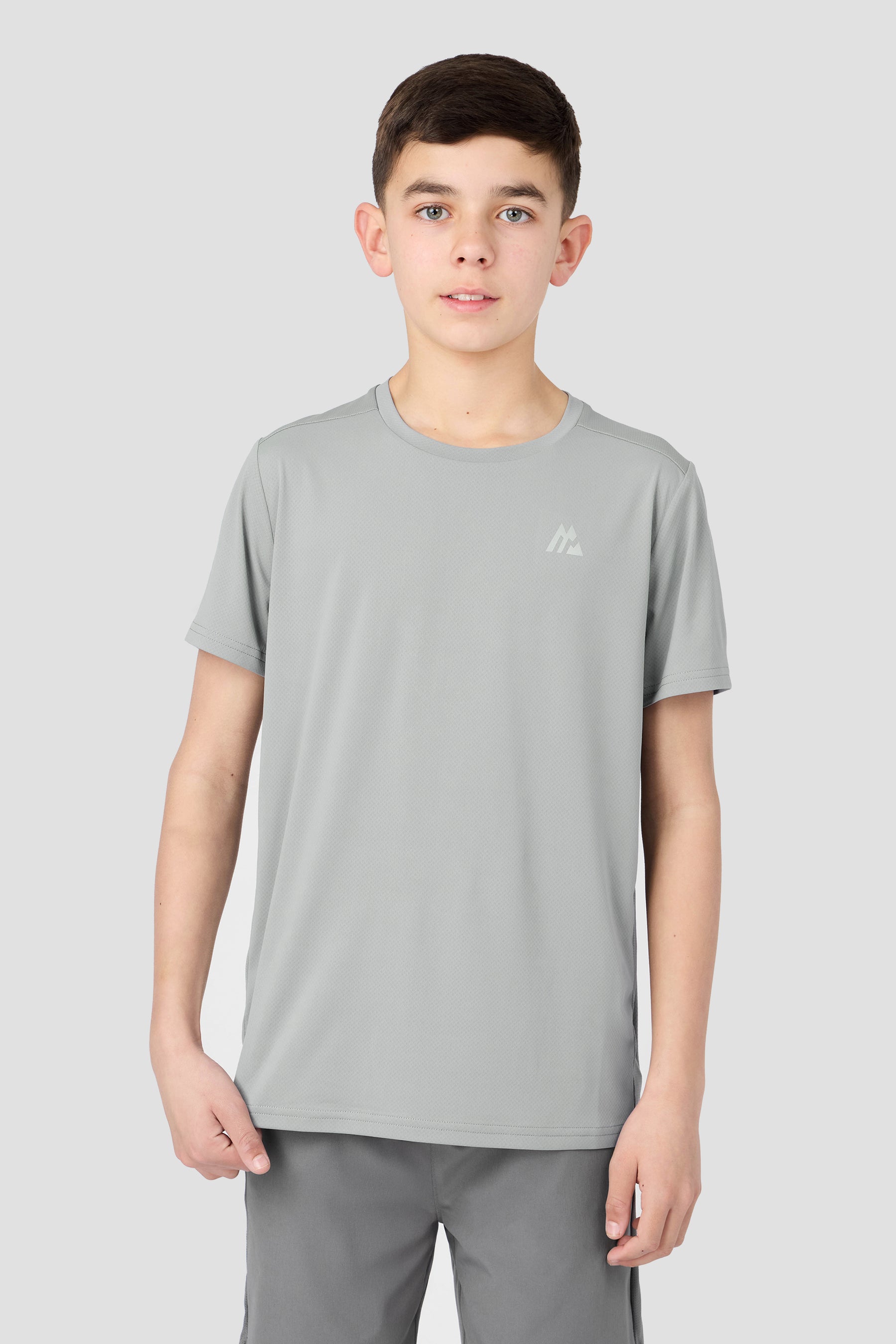 Boys Delta T-Shirt - Platinum Grey