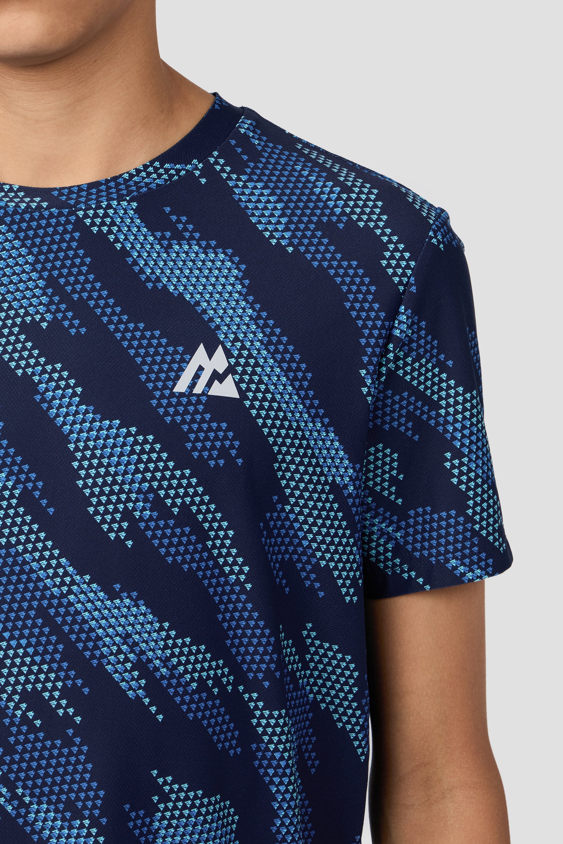 Boys Thera T-Shirt - Neon Sky/Midnight Blue/Cobalt