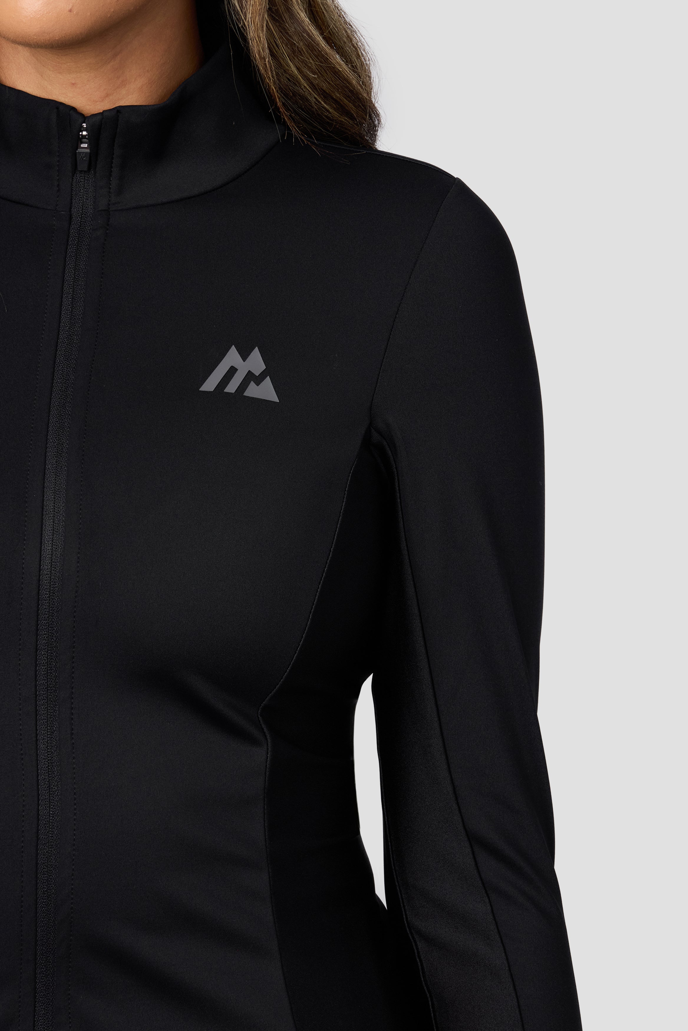 Luna Full Zip - Black | Montirex Sportswear Gymwear Jacket