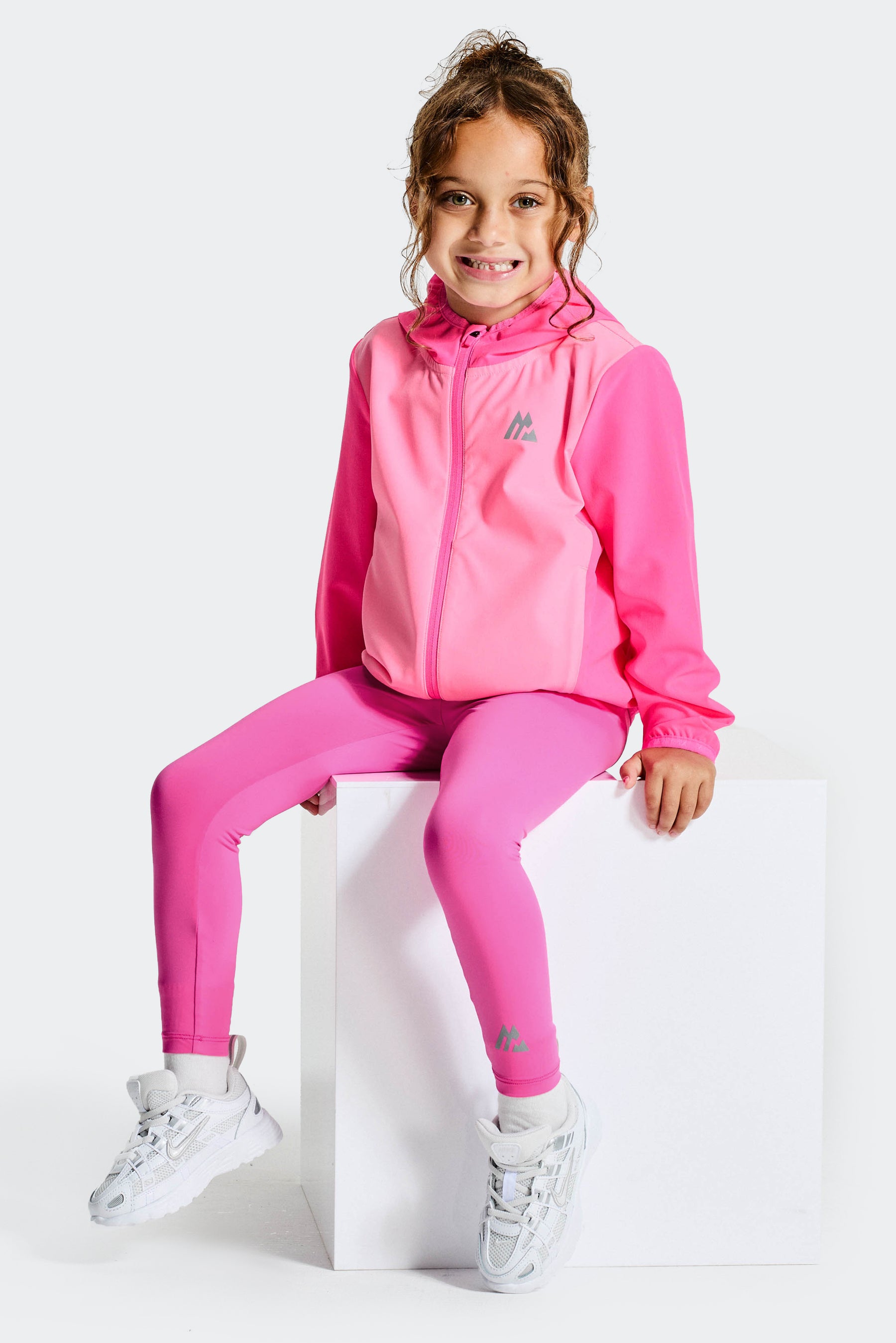 Infant Girl's Bounce Windbreaker - Fuchsia/Candy Floss