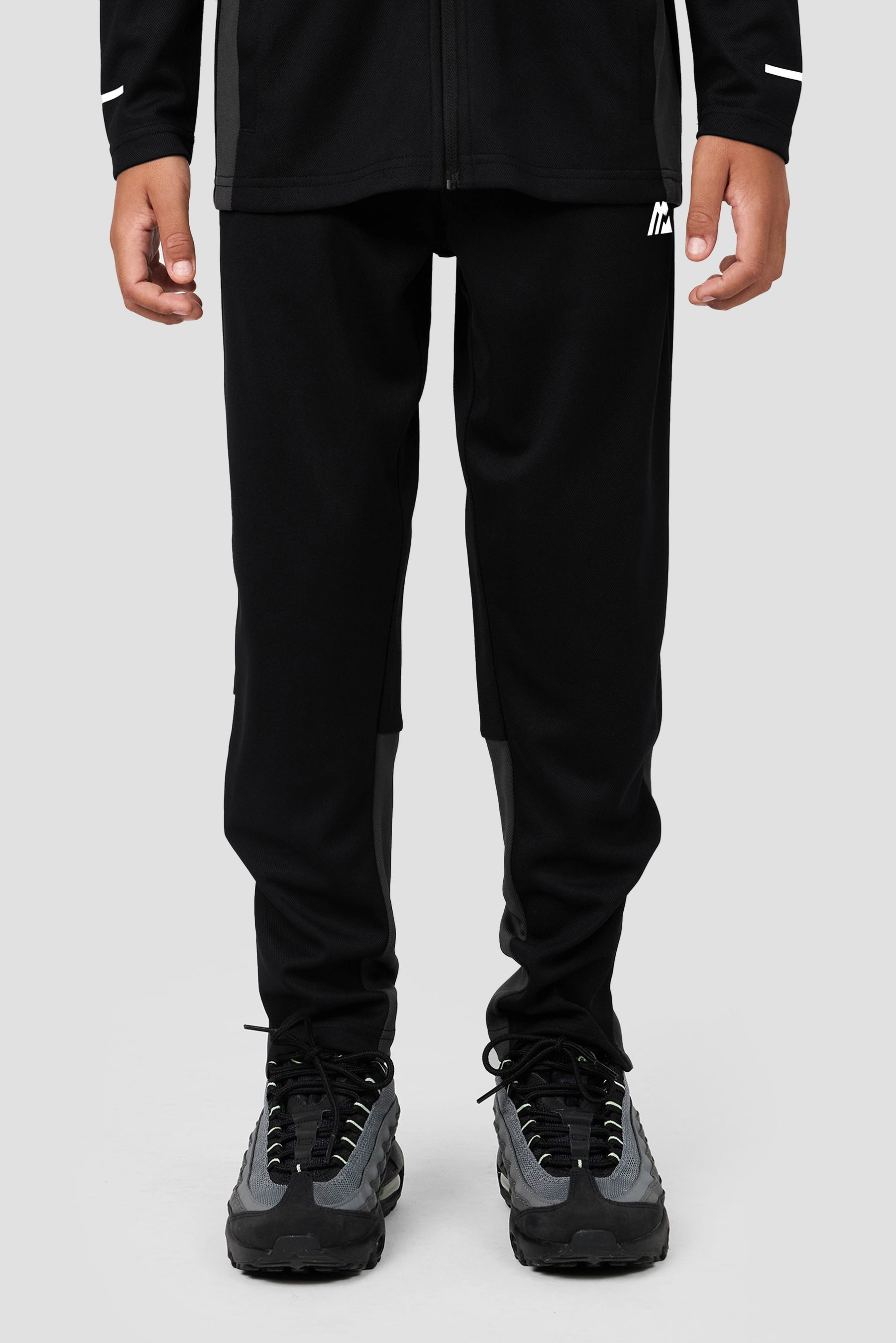 Boys Pace 2.0 Tracksuit - Black/Asphalt