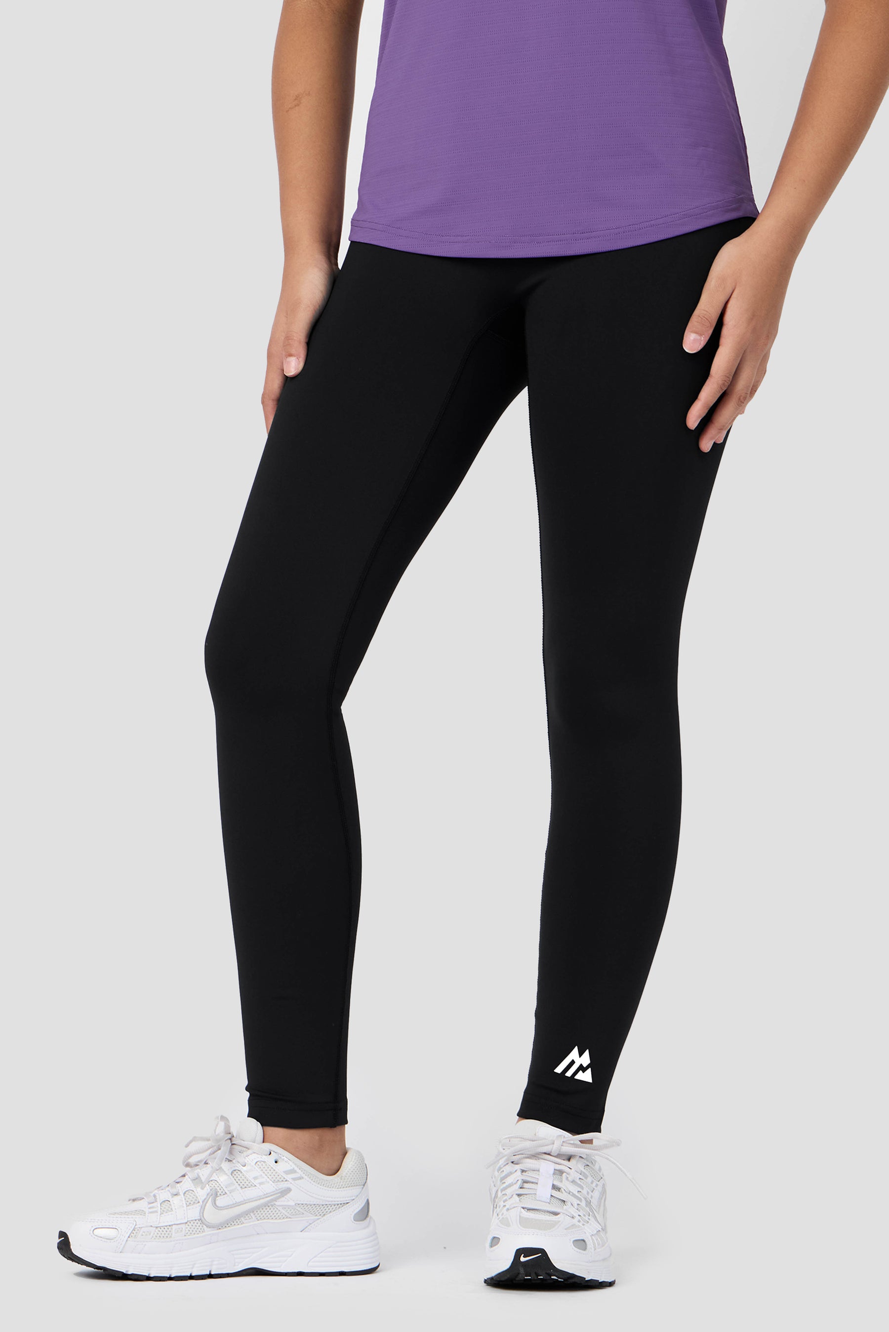 Girls Icon Full Length Legging - Black
