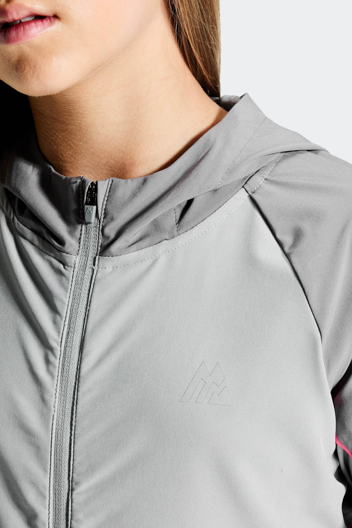 Girls Lumina jacket - Winter Sky/Basalt/Powder Pink