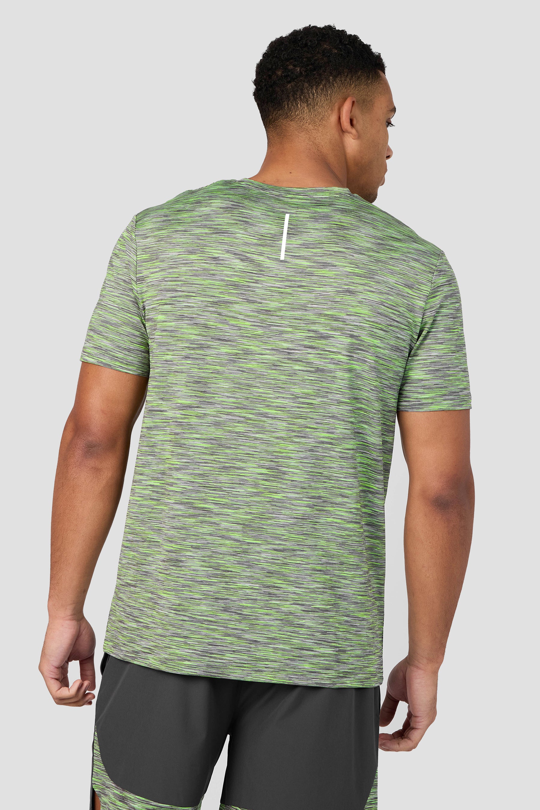 Trail T-Shirt - Grey/Neon Green