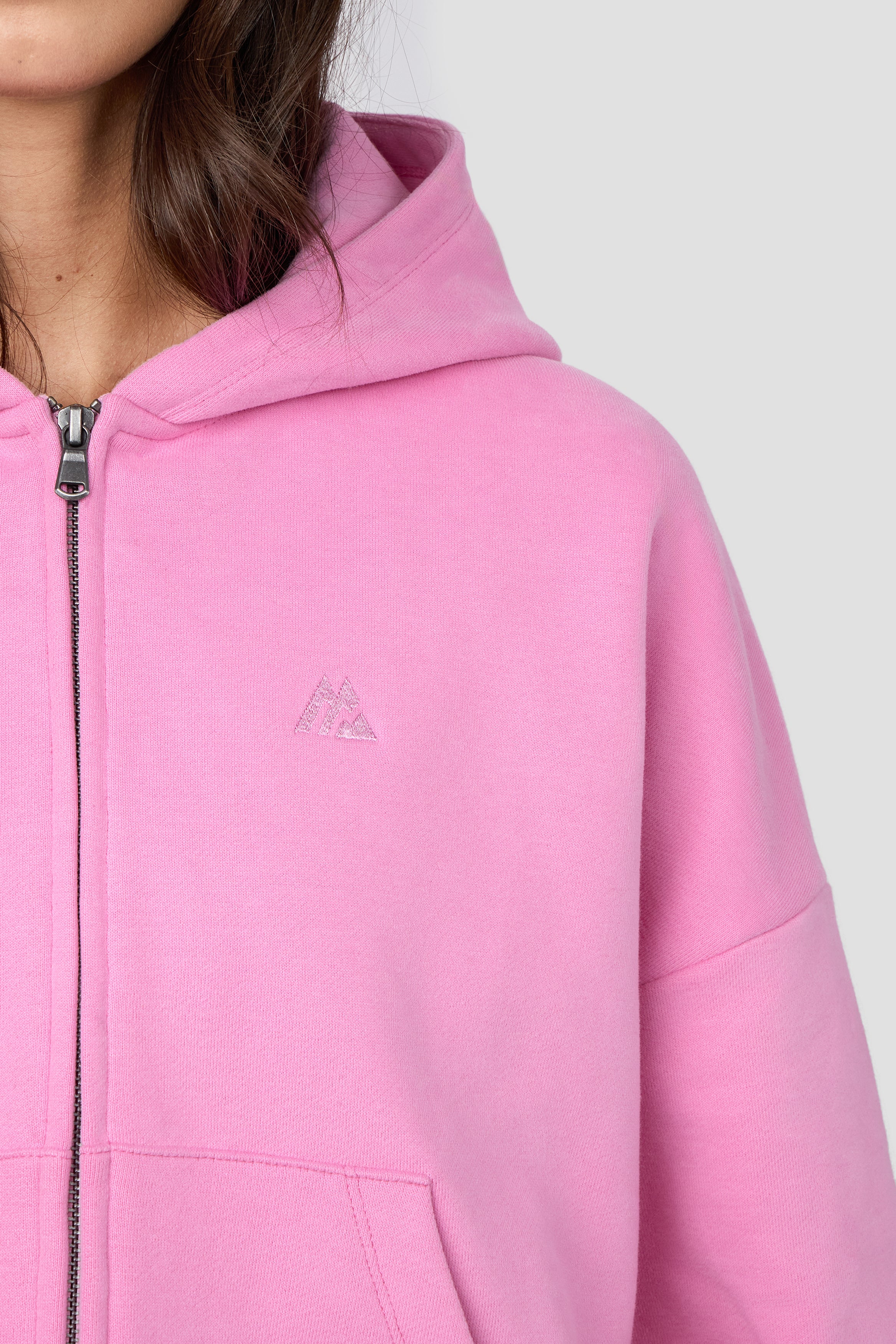 Form Full Zip Hood Sugar Pink | Montirex Sportswear Gymwear