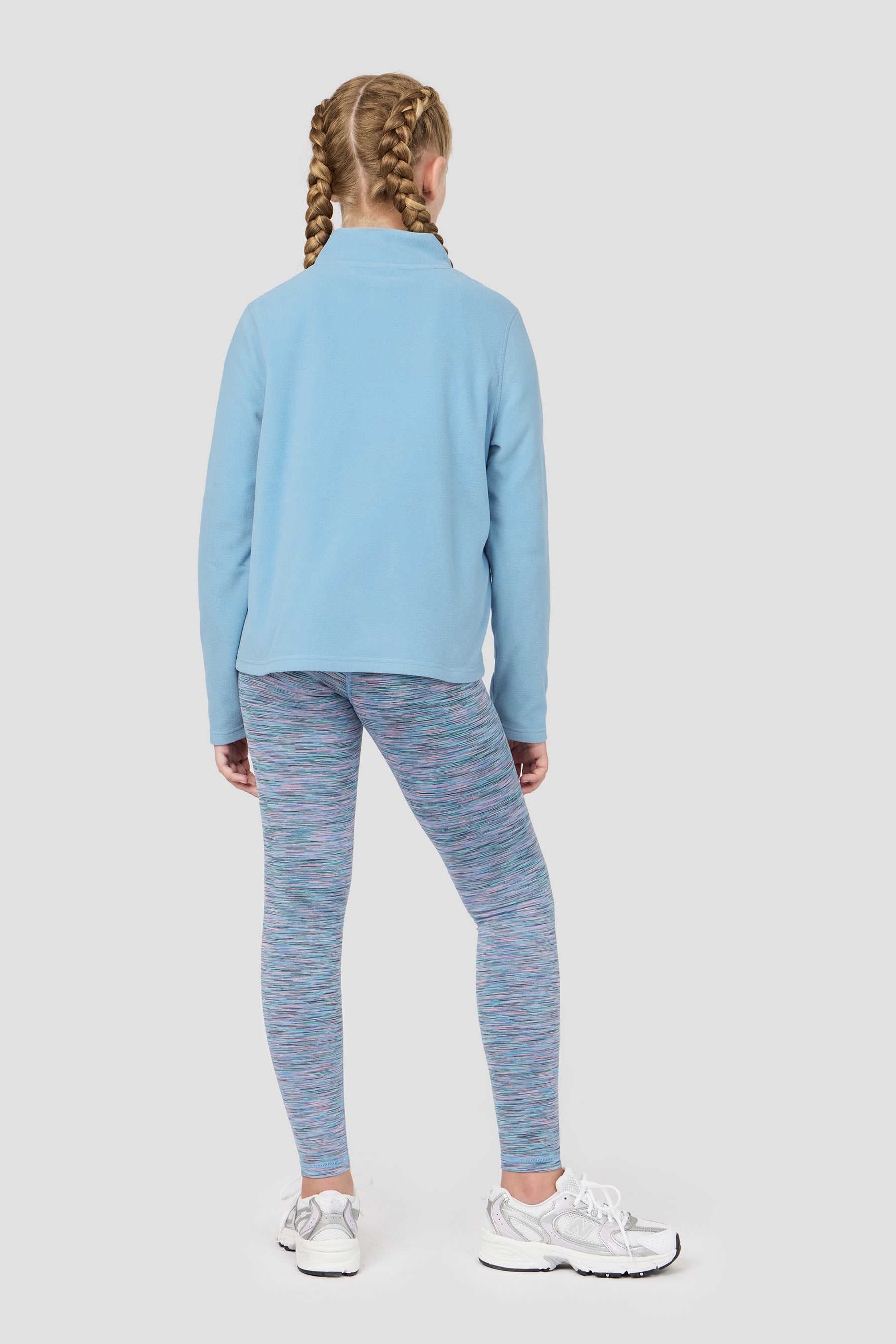 Girls Everest Oversized 1/4 Zip Fleece - Fresh Water