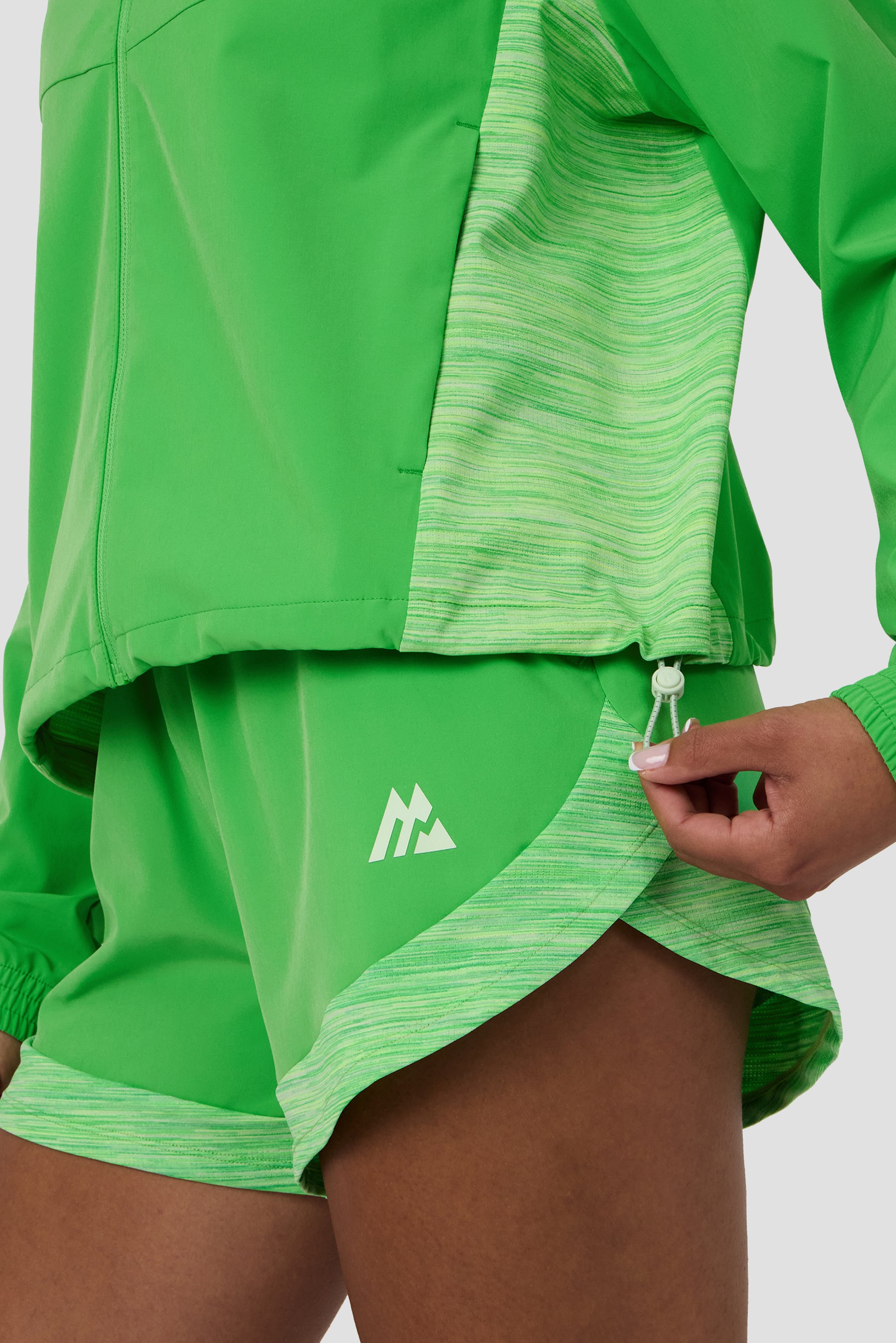 Women's Trail Windbreaker - Green Multi
