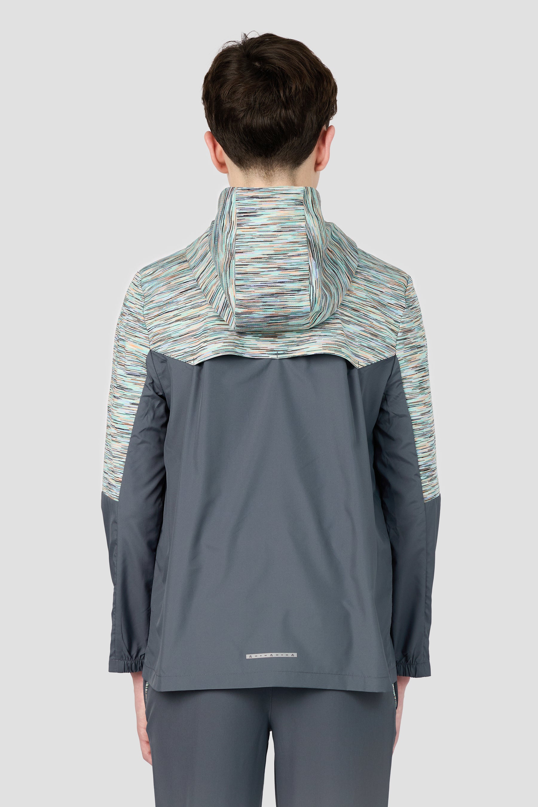 Boys Trail 2.0 Windbreaker - Grey/Pastel Multi/Black