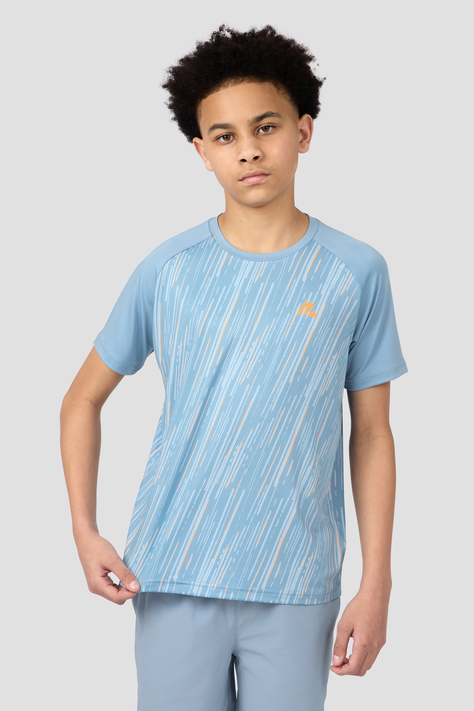 Boys Vigour T-Shirt - Cloudy Blue/Summer Mist