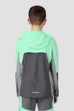 Boys Spectra Windbreaker - Duck Egg/Slate Grey/Platinum Grey