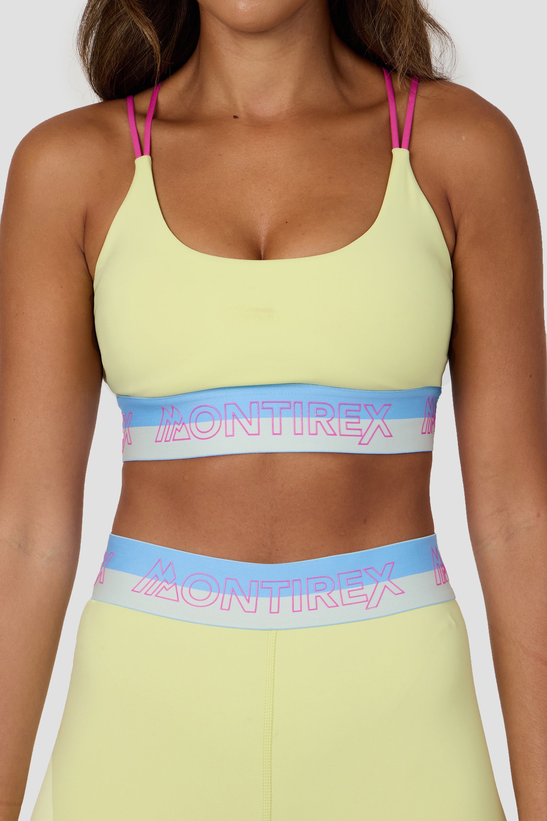 Icon Contrast 2.0 Bra - Citrus/Powder Blue/Breeze