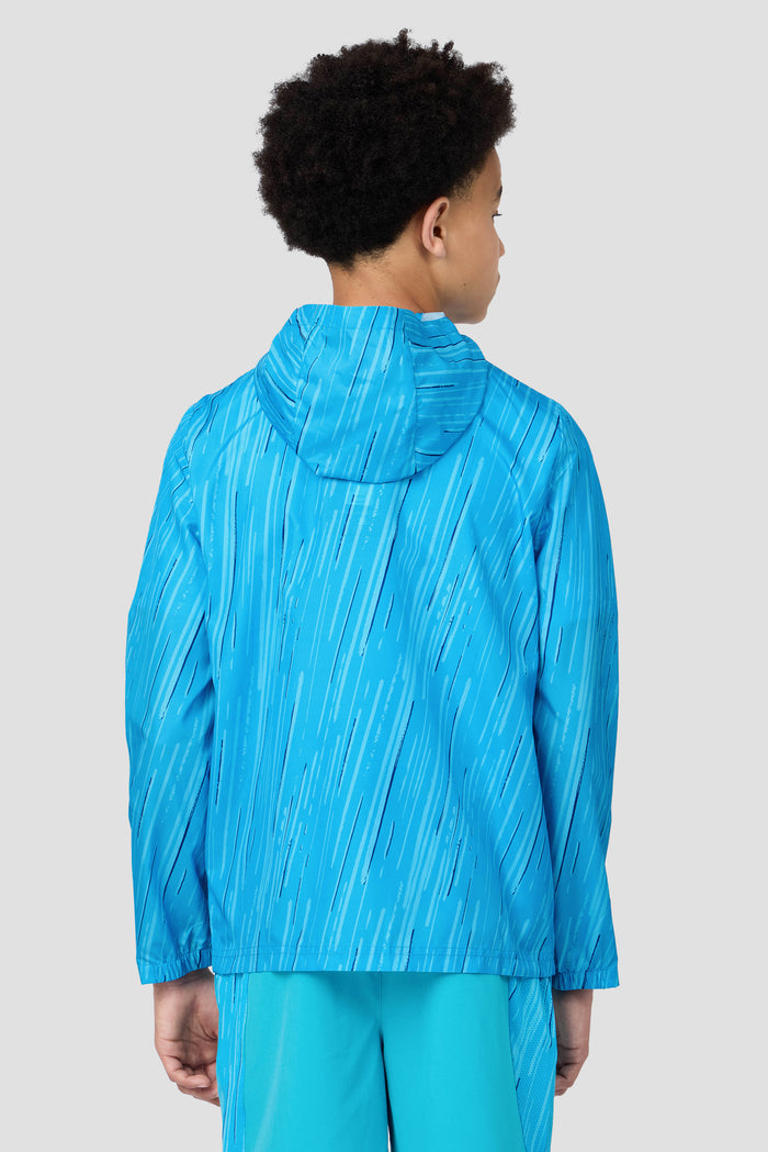 Boys Vigour Windbreaker - Maya Blue/Neon Sky