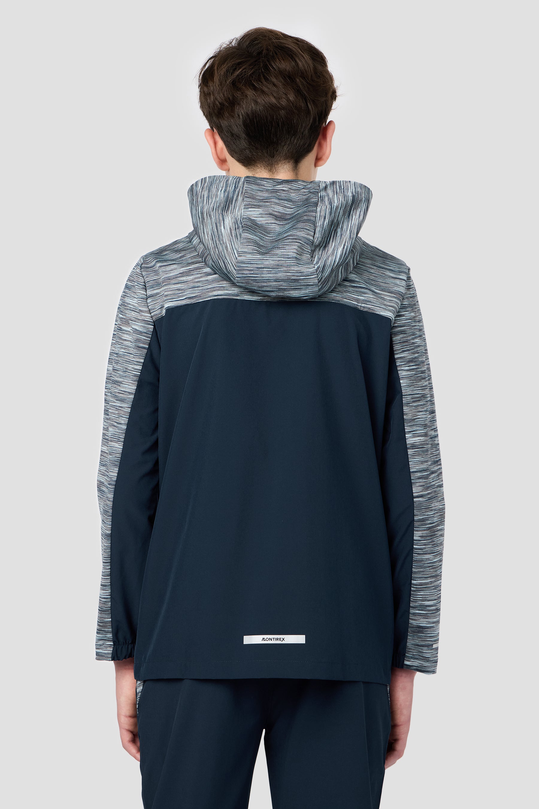 Boys Trail Windbreaker - Navy/Blue/Grey