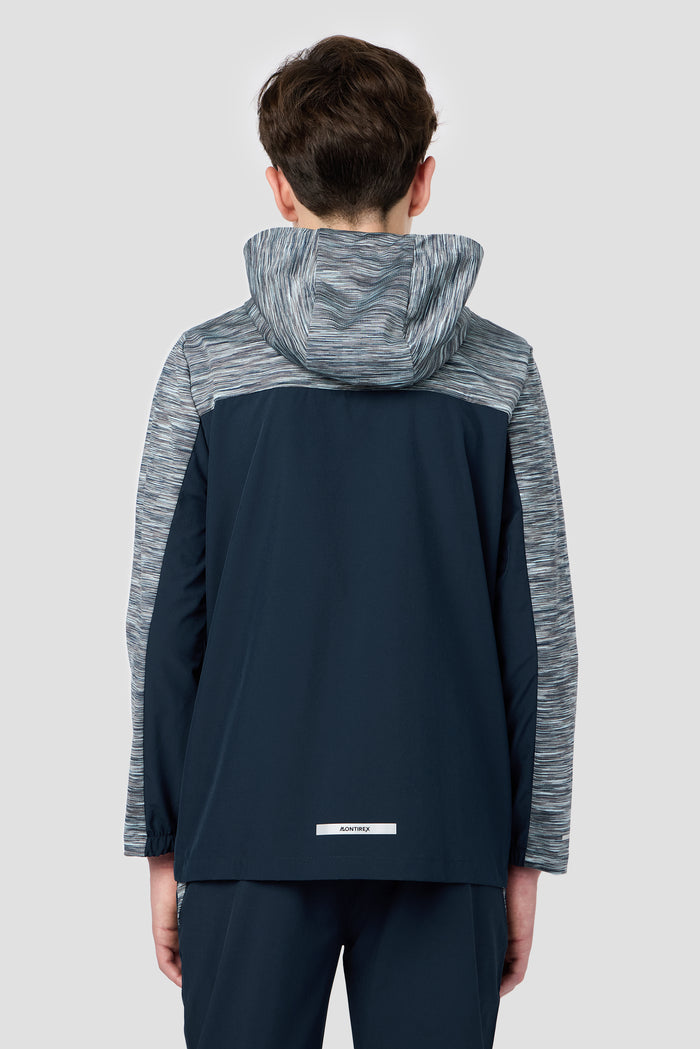 Boys Trail Windbreaker - Navy/Blue/Grey