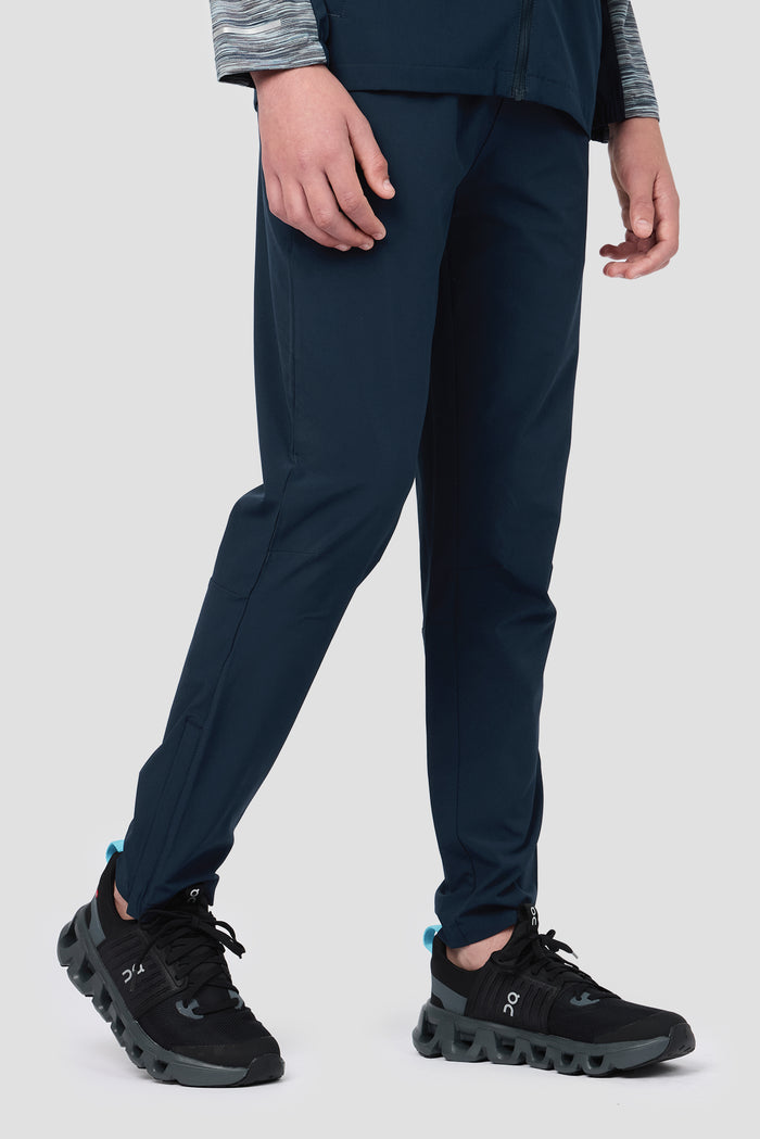 Boys Trail Woven Pant - Navy/Blue/Grey