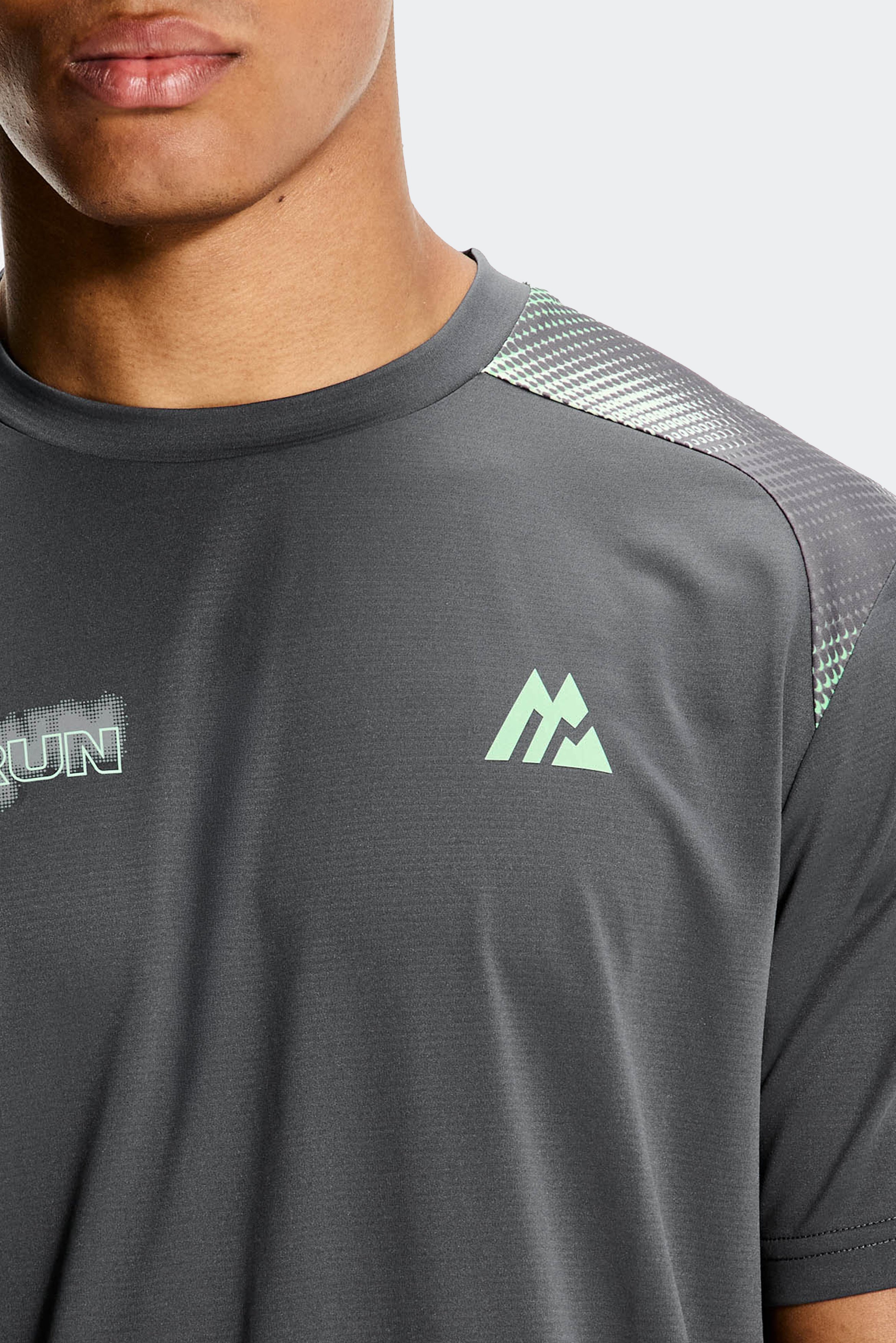 MTX Run Disperse T-Shirt Asphalt | Montirex Sportswear Gymwear