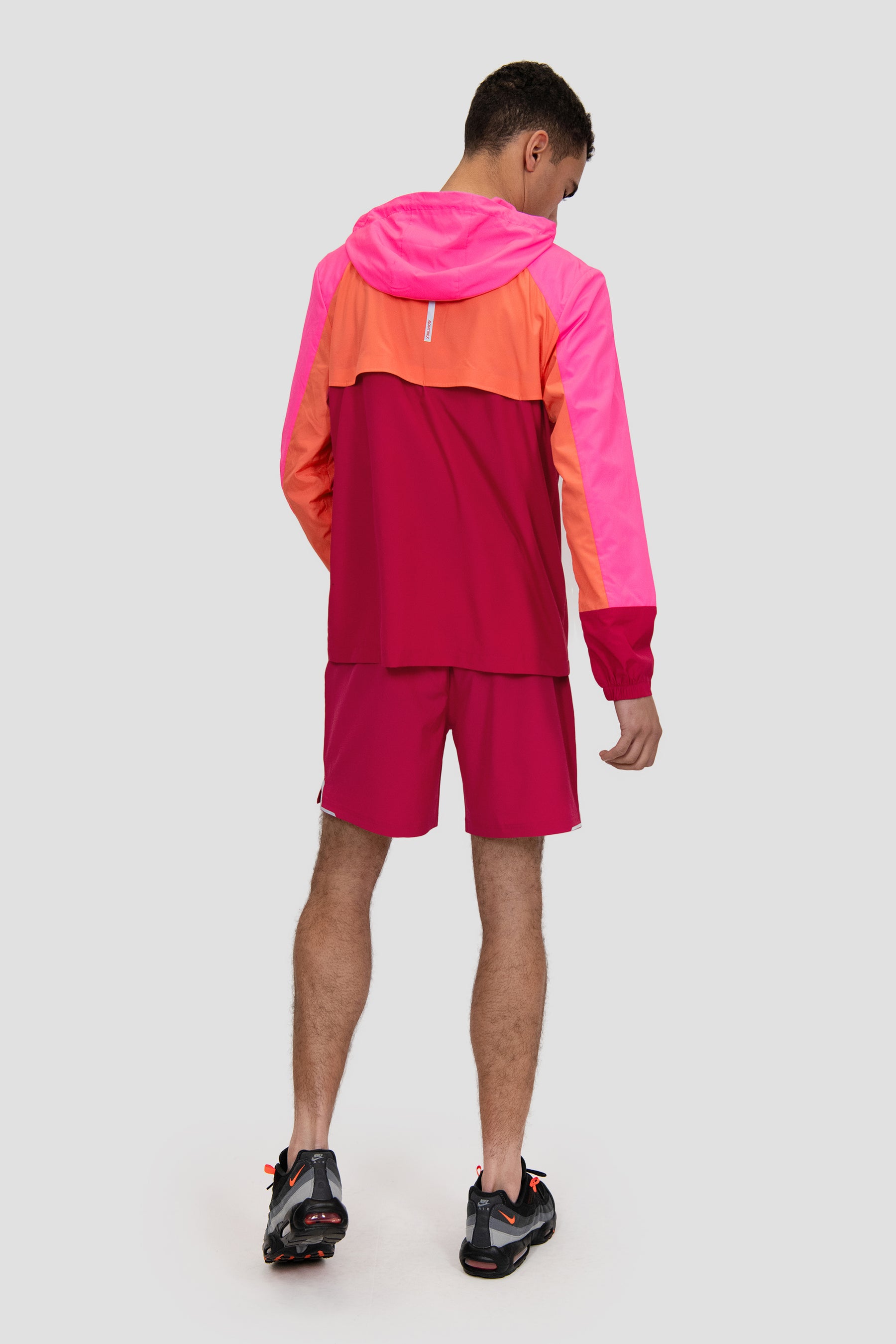 Breeze Windbreaker - Neon Pink/Coral/Spiced Cherry