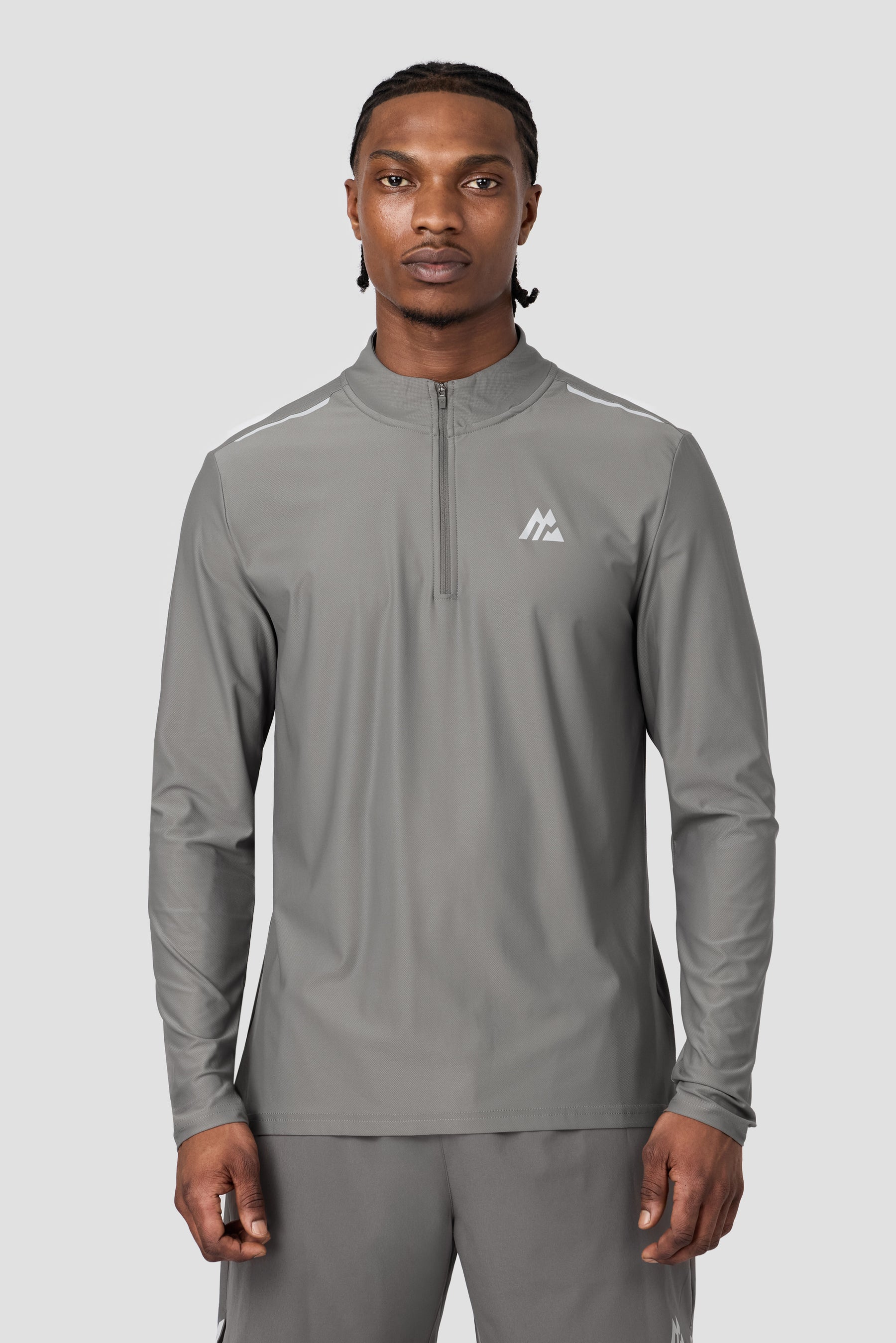 Charge 2.0 1/4 Zip - Cement Grey