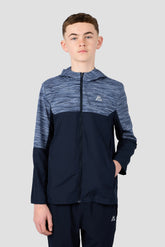 Boys Trail 2.0 Windbreaker - Navy/Charcoal Blue Multi