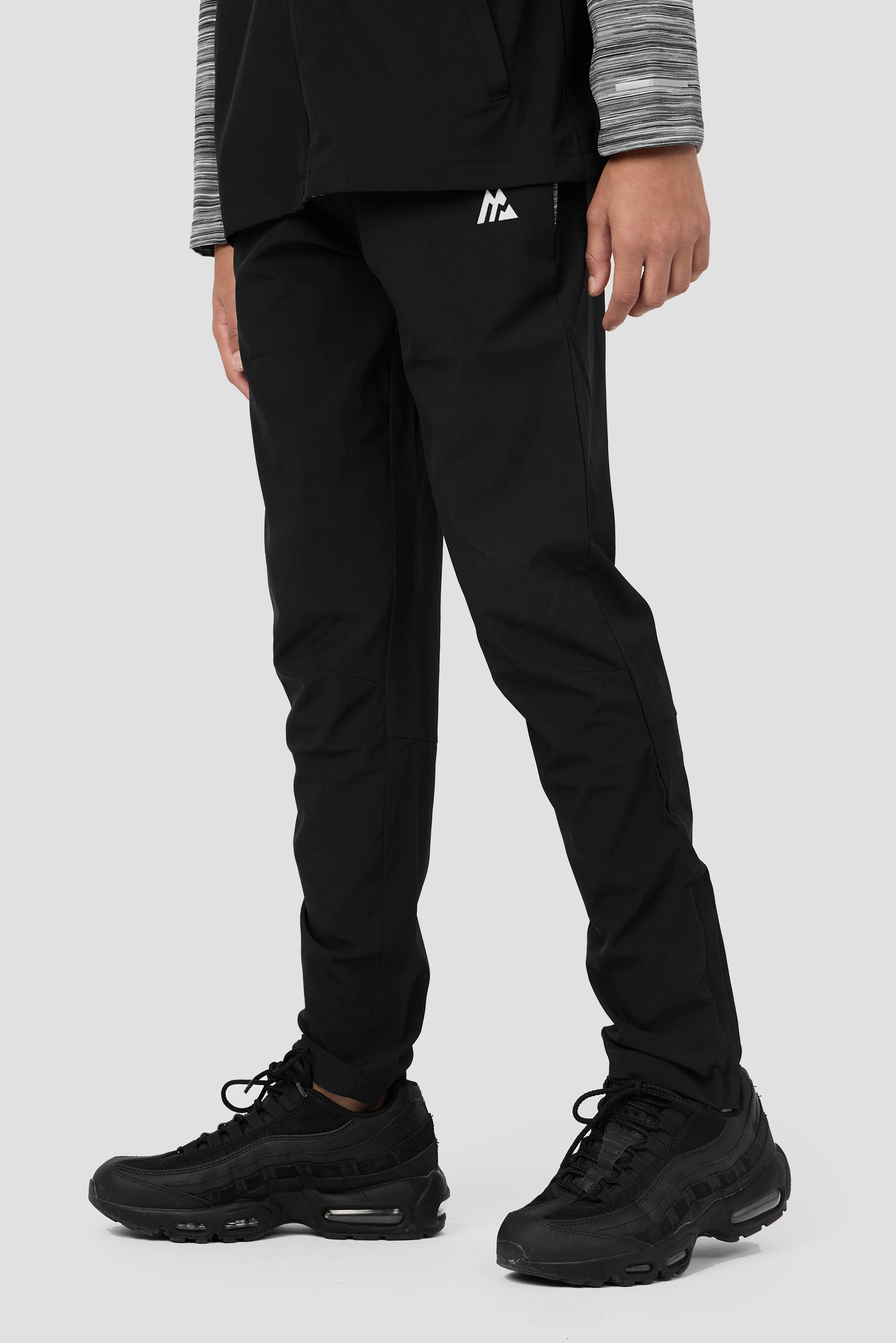 Boys Trail Panel Woven Pant - Black/Platinum Grey/Cement Grey/White