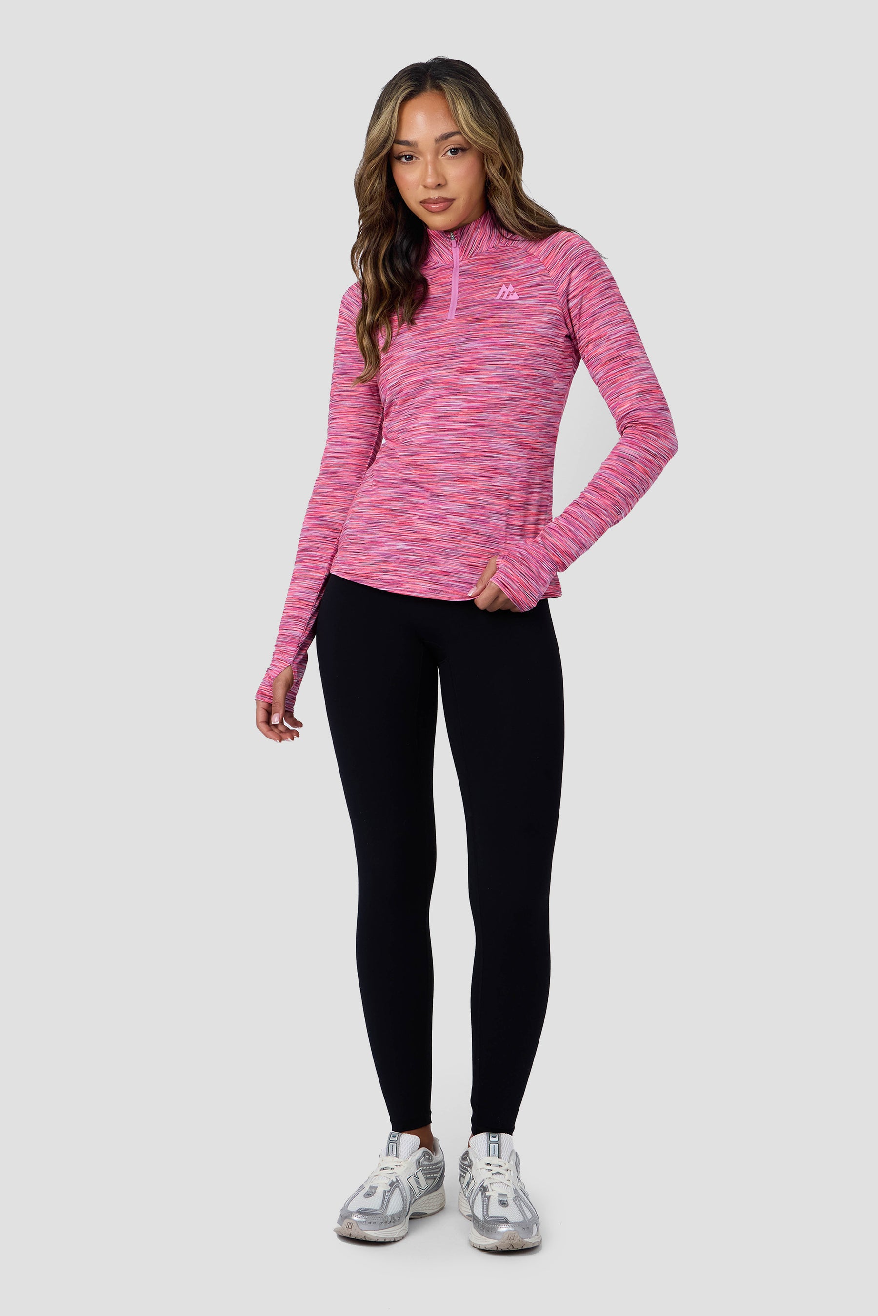 Women's Trail 1/4 Zip - Fuchsia/Pink/White