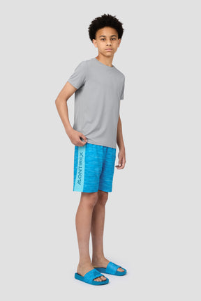 Boys Trail Swim Short - Neon Sky