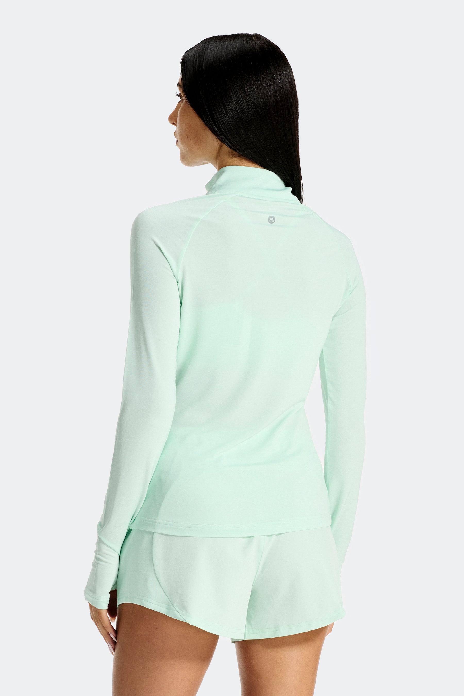 Breathe 1/4 Zip - Honeydew