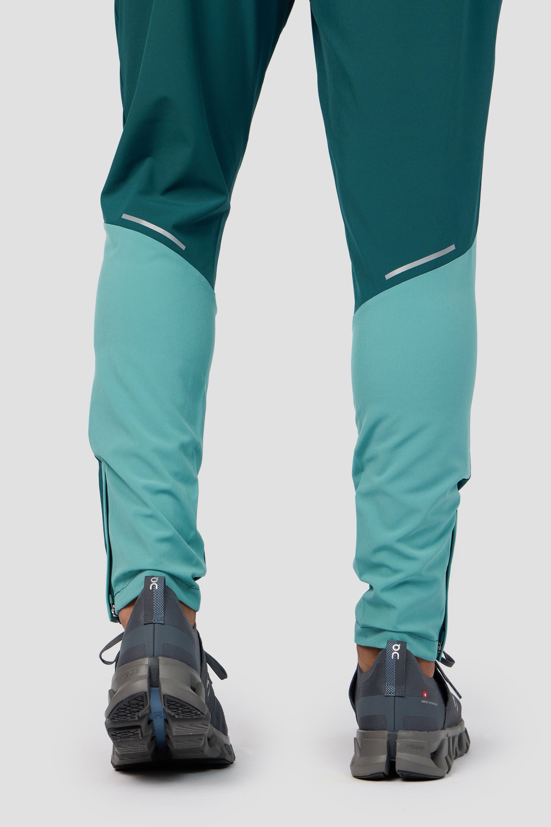 Trail Panel 2.0 Running Pant - Light Teal Multi