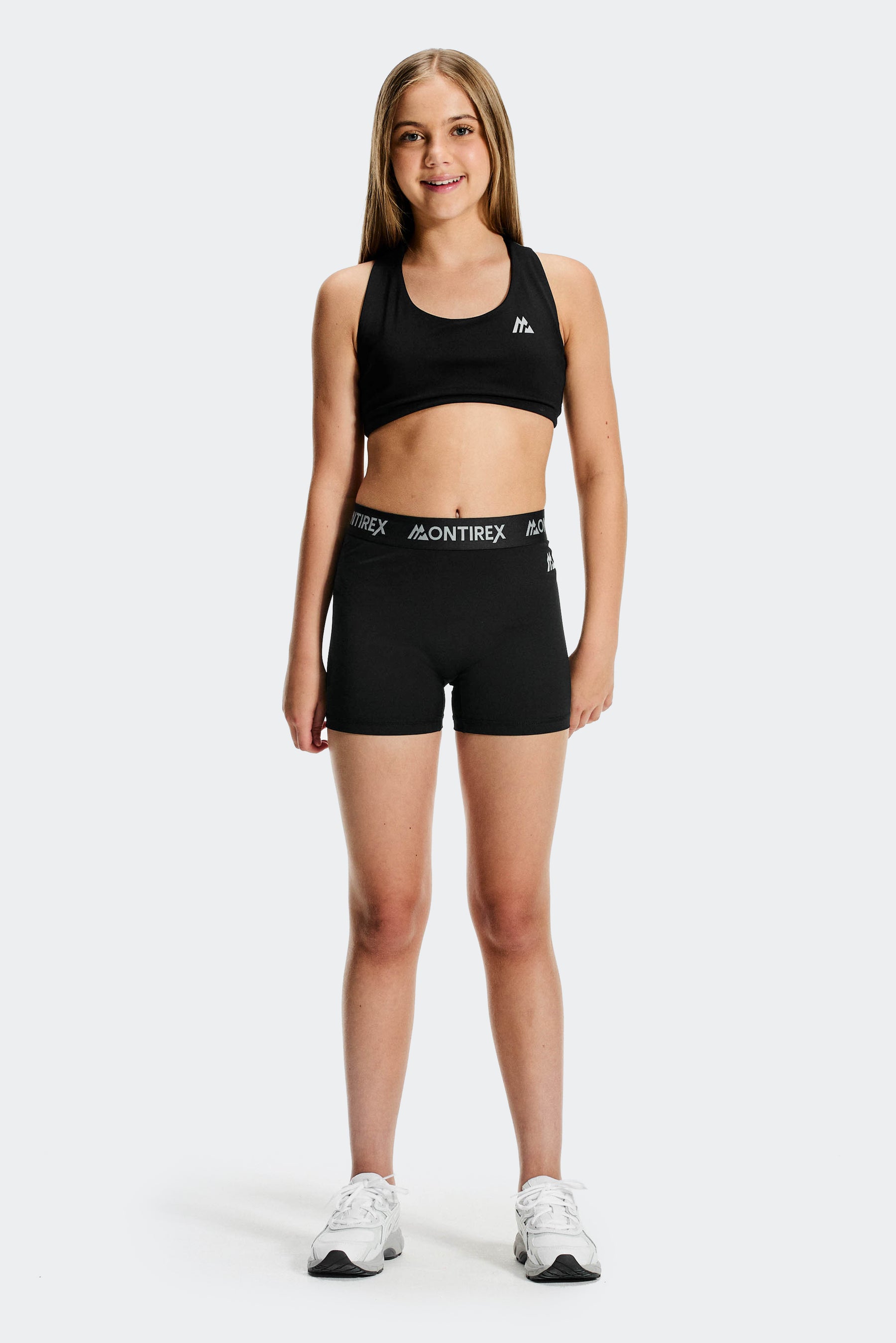 Girls Icon Cycling Short - Black
