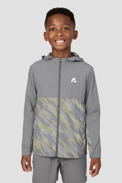 Montirex Boys Thera Jacket - Athletic Sportswear Gymwear Grey