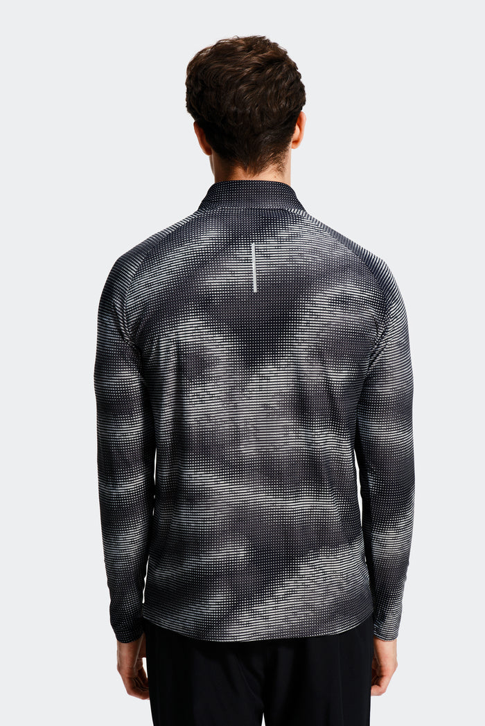Haze 1/4 Zip - Black/Asphalt/Platinum Grey