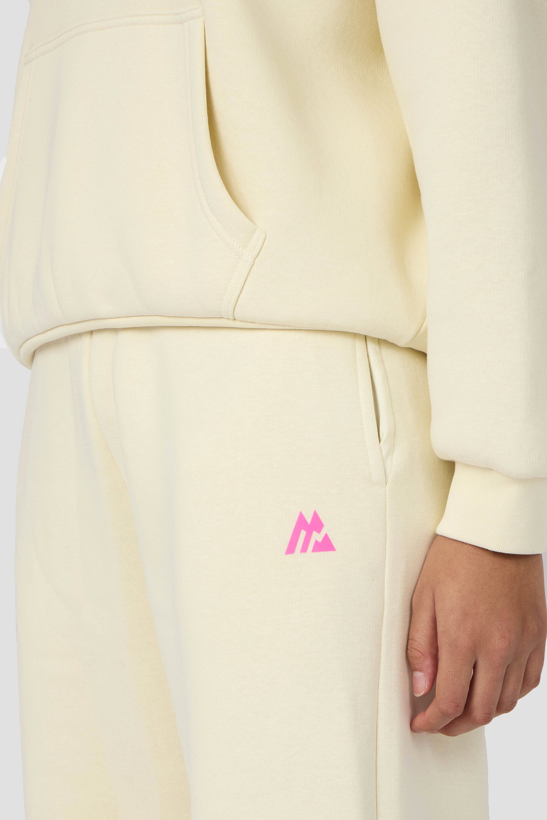 Girls Vibe Wide Leg Jogger - Vanilla Foam