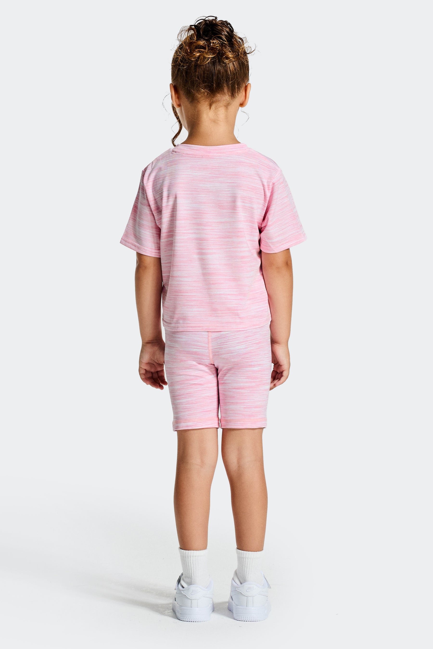 Infant Girl's Trail T-Shirt/Cycling Short - Pink Multi