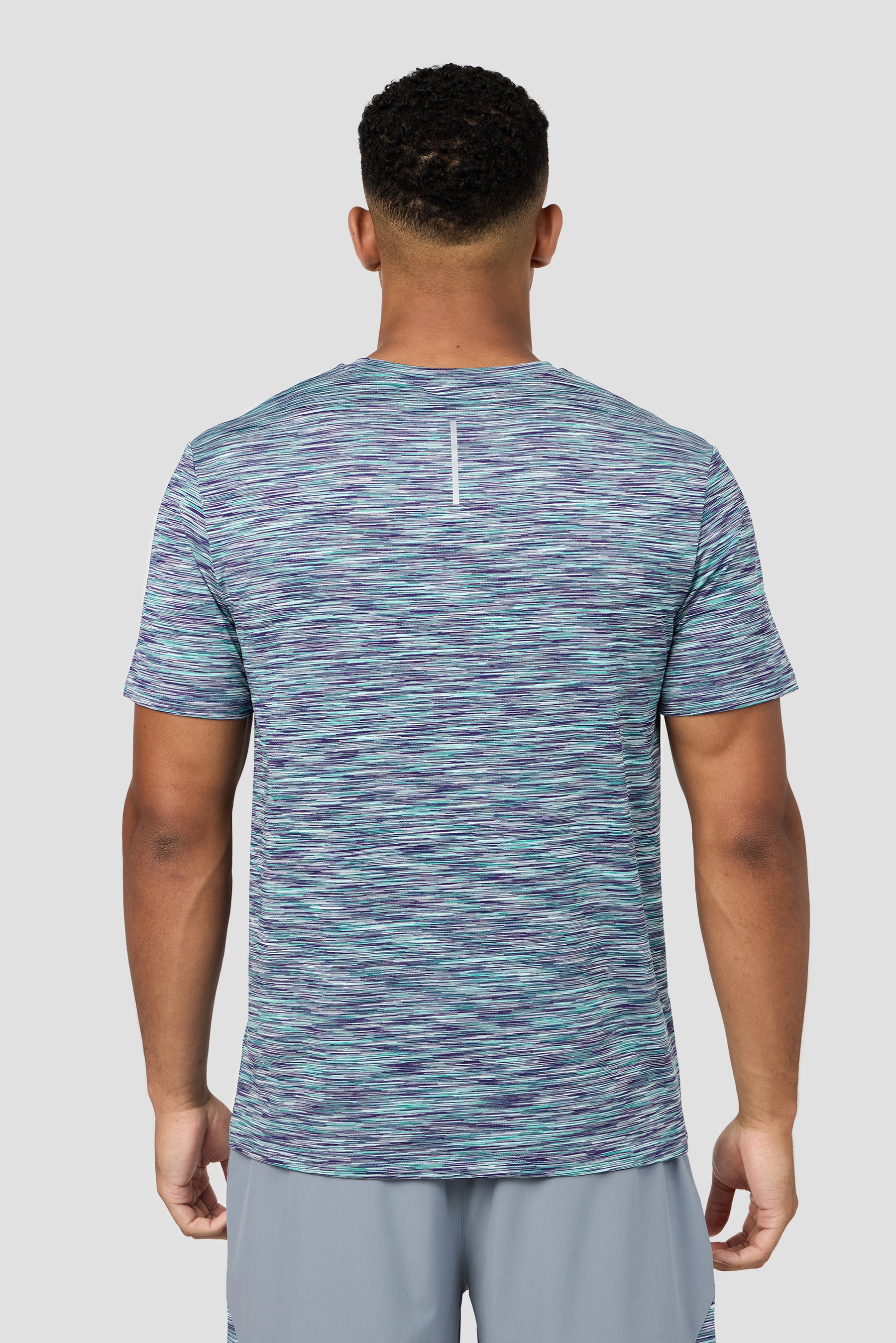 Trail T-Shirt - Grey/Green/Purple