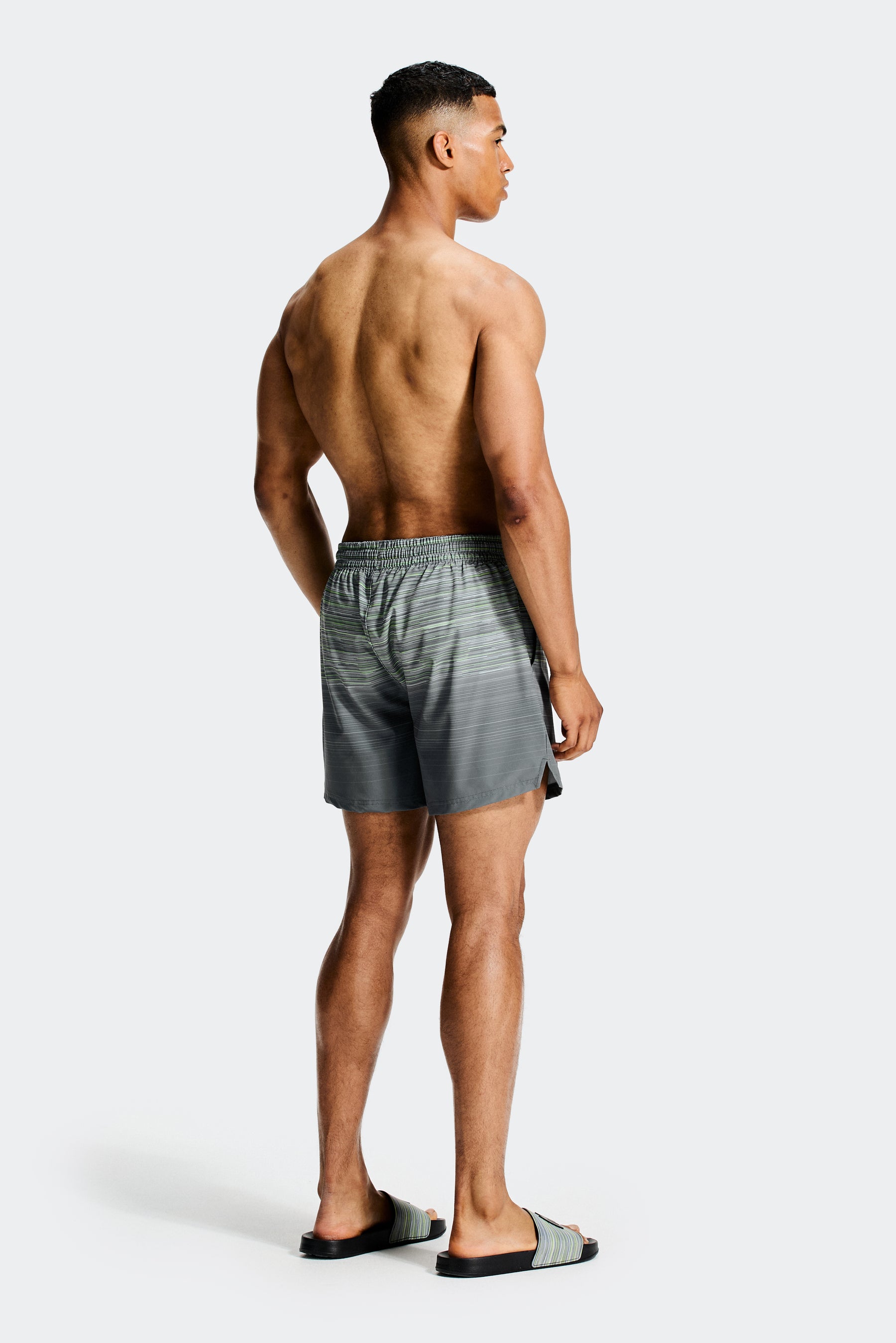 Trail Swim Short - Neon Green/Asphalt