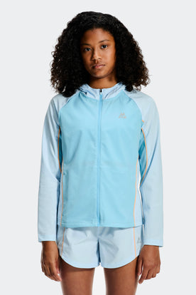 Girls Lumina Jacket - Misty Blue/Seashell Blue/Apricot Blush