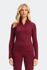 Form Full Zip - Merlot