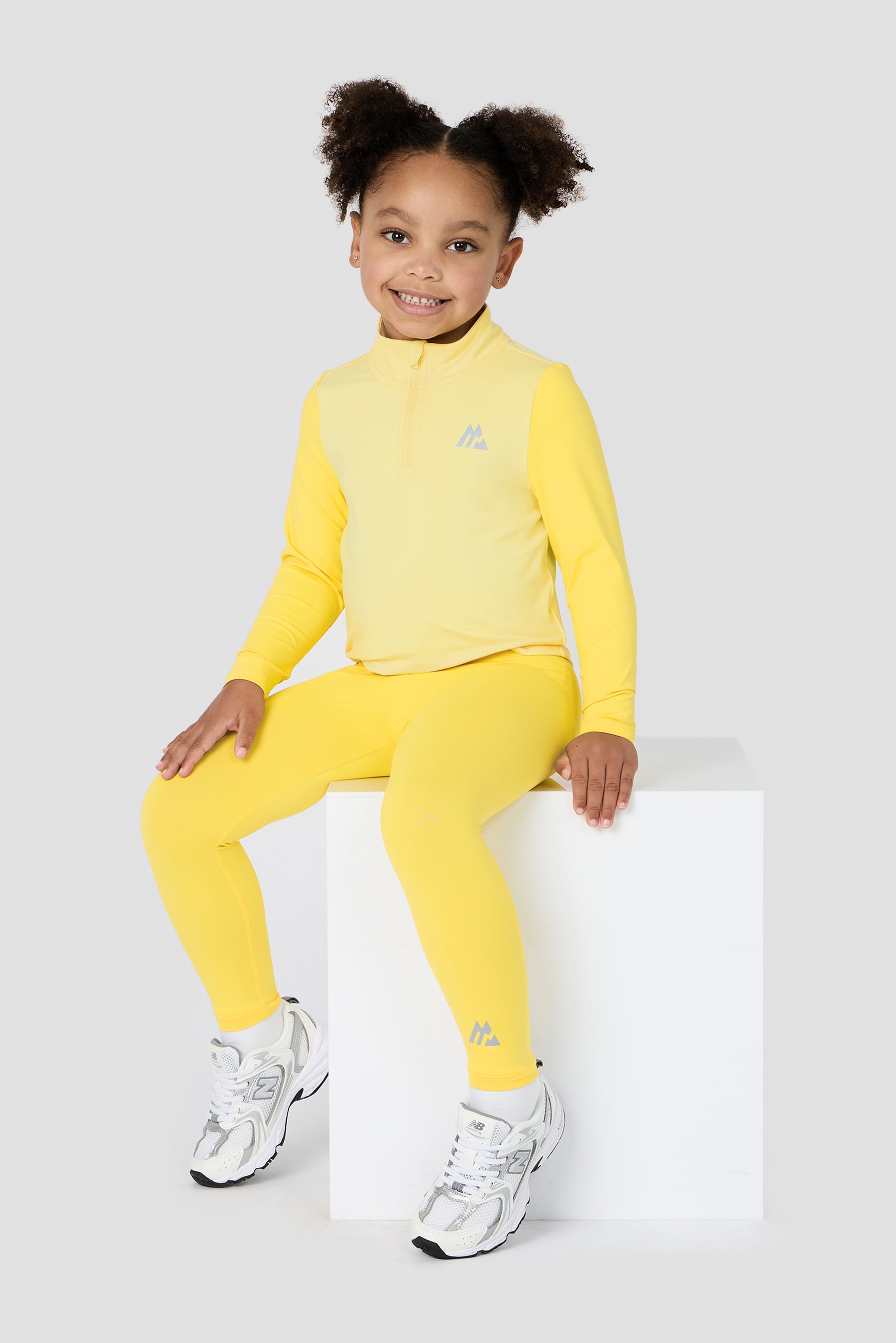 Infant Girls Bounce 1/4 Zip - Lemon/Banana