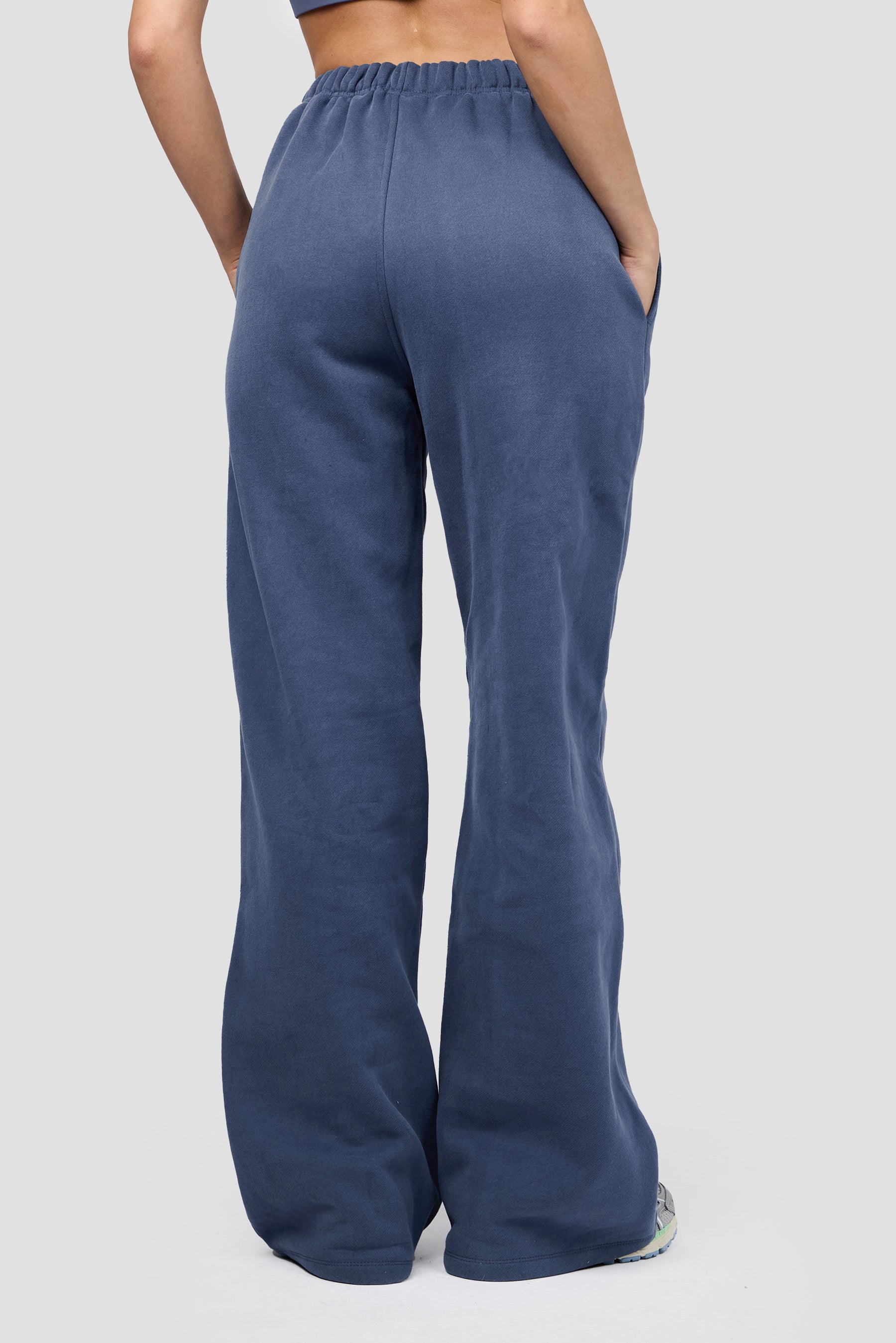 Form Fleece Wide Jogger - Greyed Indigo 