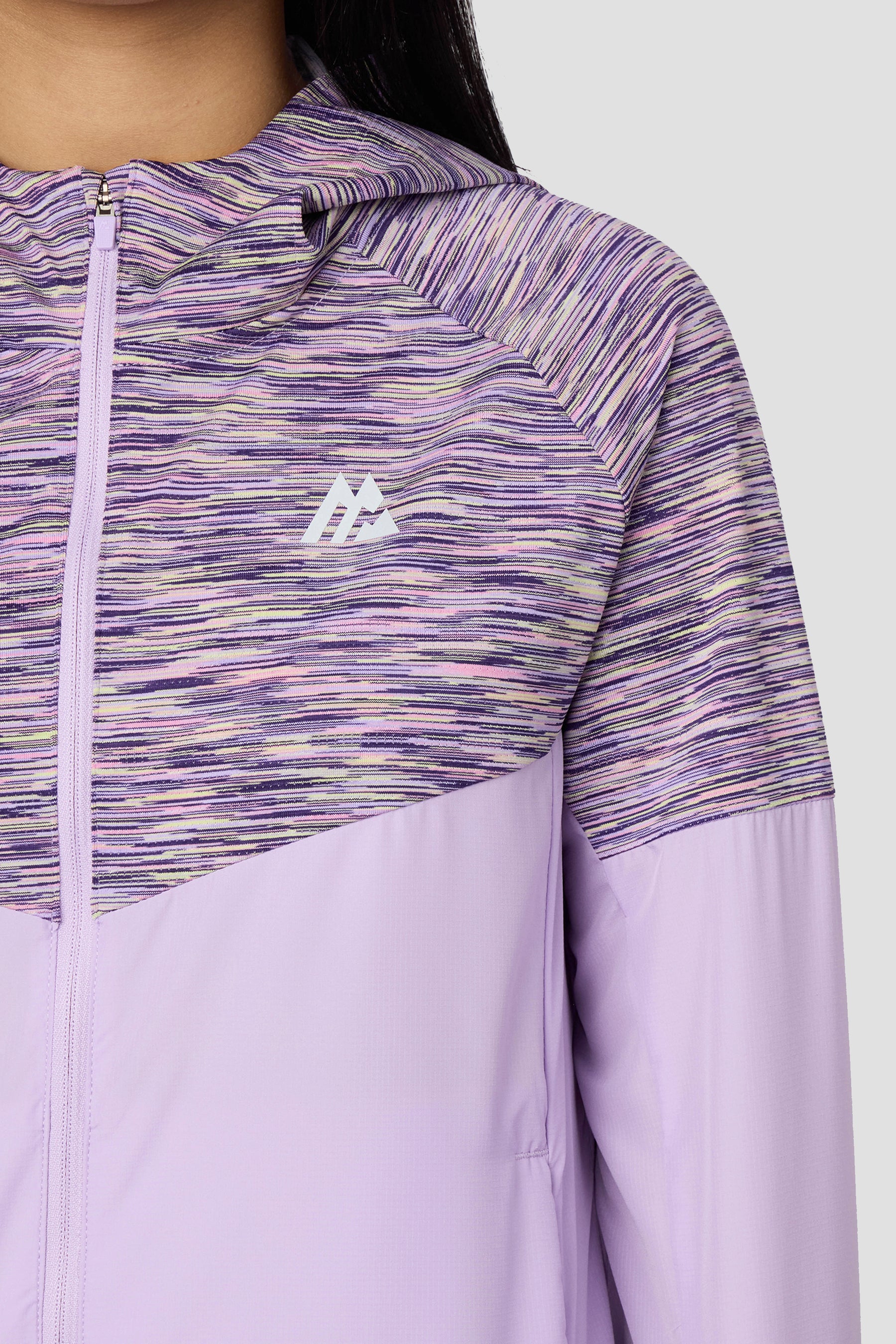 Girls Trail Windbreaker - Purple/Citrus
