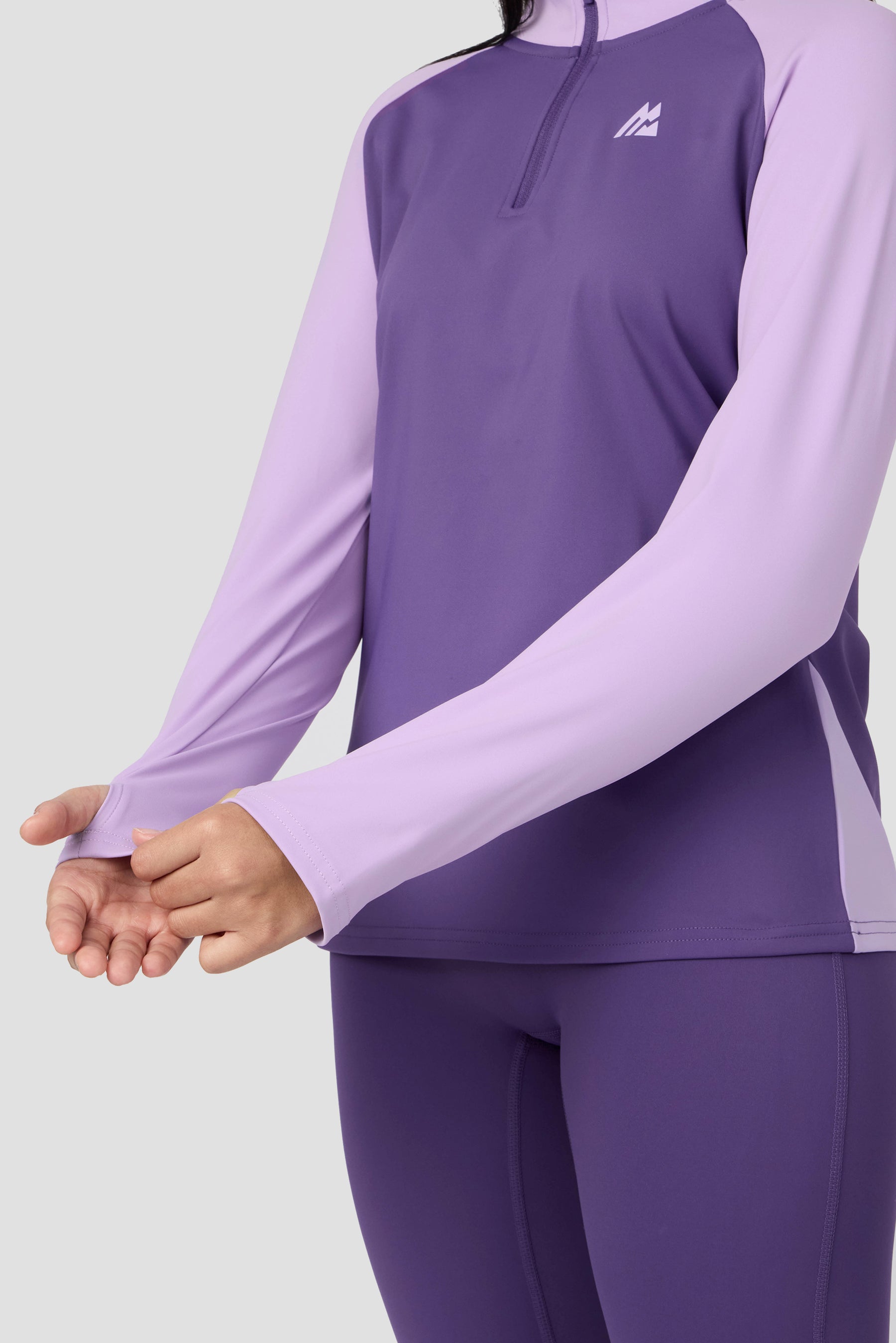 Girls Dash 1/4 Zip - Palazzo/Parma