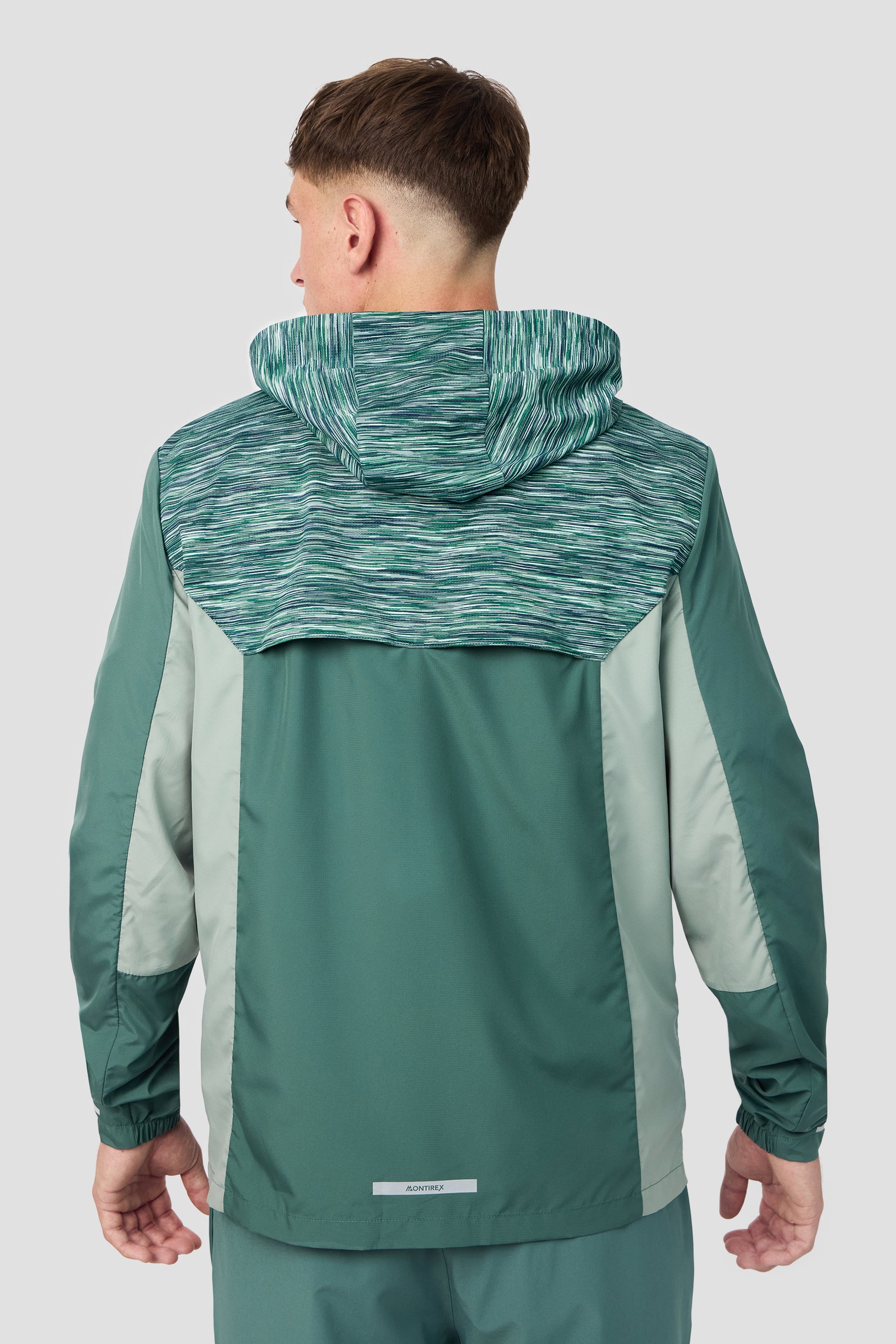 Trail Windbreaker - Green/Blue